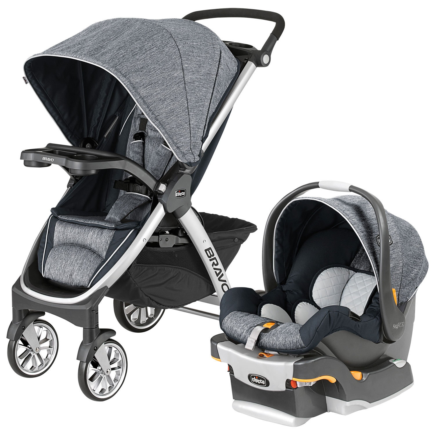 Chicco Bravo Stroller with KeyFit 30 Infant Car Seat - Indigo - Only at Best Buy