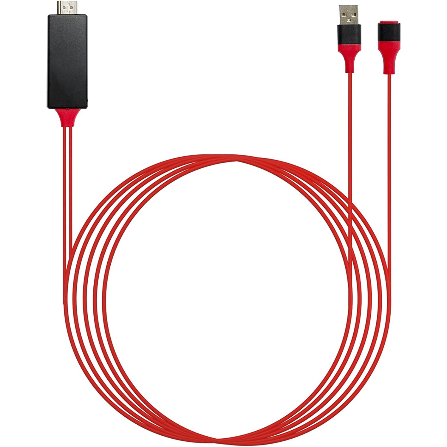 Câbles vidéo CABLING ® Lightning vers HDMI Cable Adaptateur, 2m High Speed  Full HD 1080P HDTV MHL Adaptateur de câble Plug and Play par Cabling, pour  iPhone /SE, iPad Air