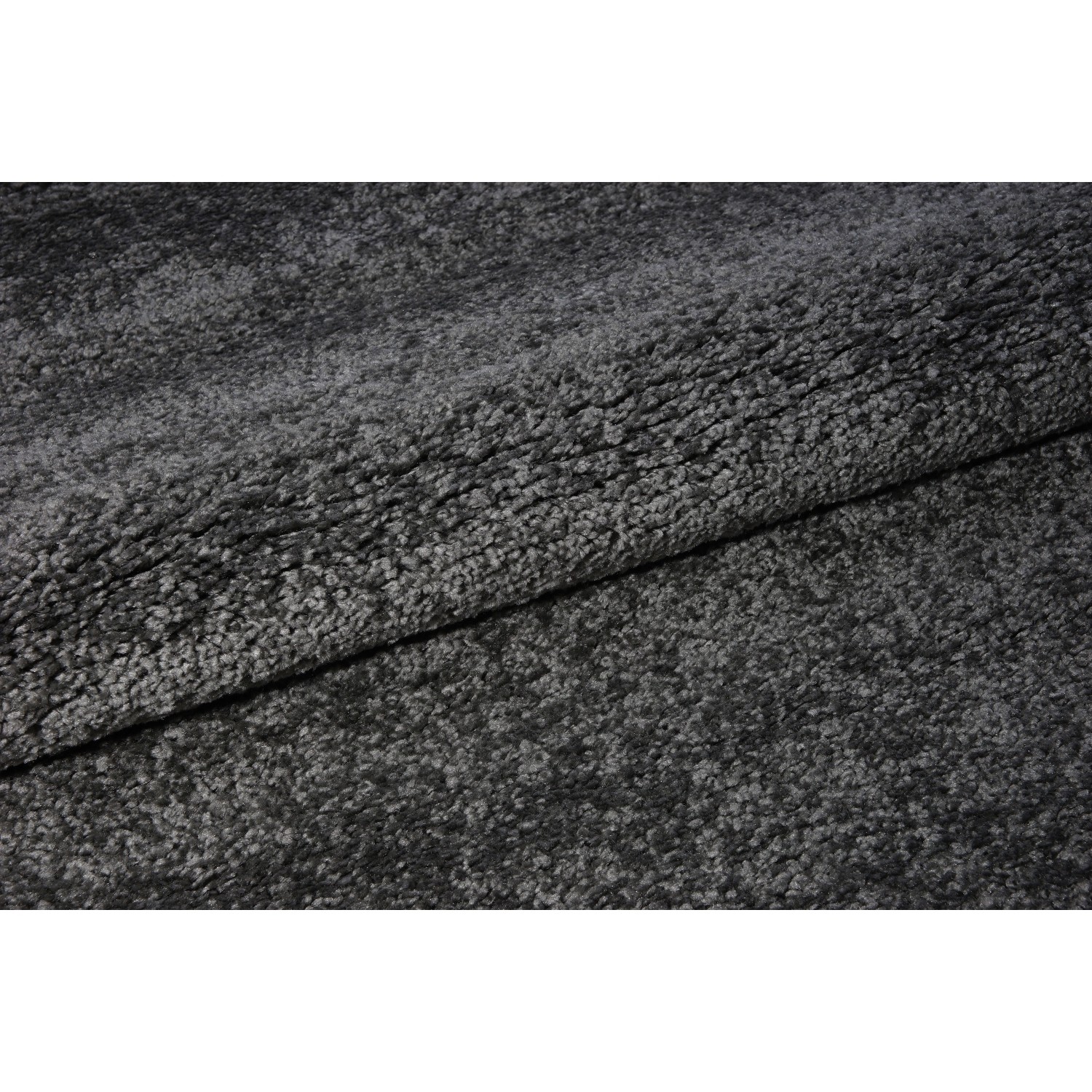 Tapis rectangulaire LA Dole Candy Shaggy 5 pi 2 po x 7 pi - Gris