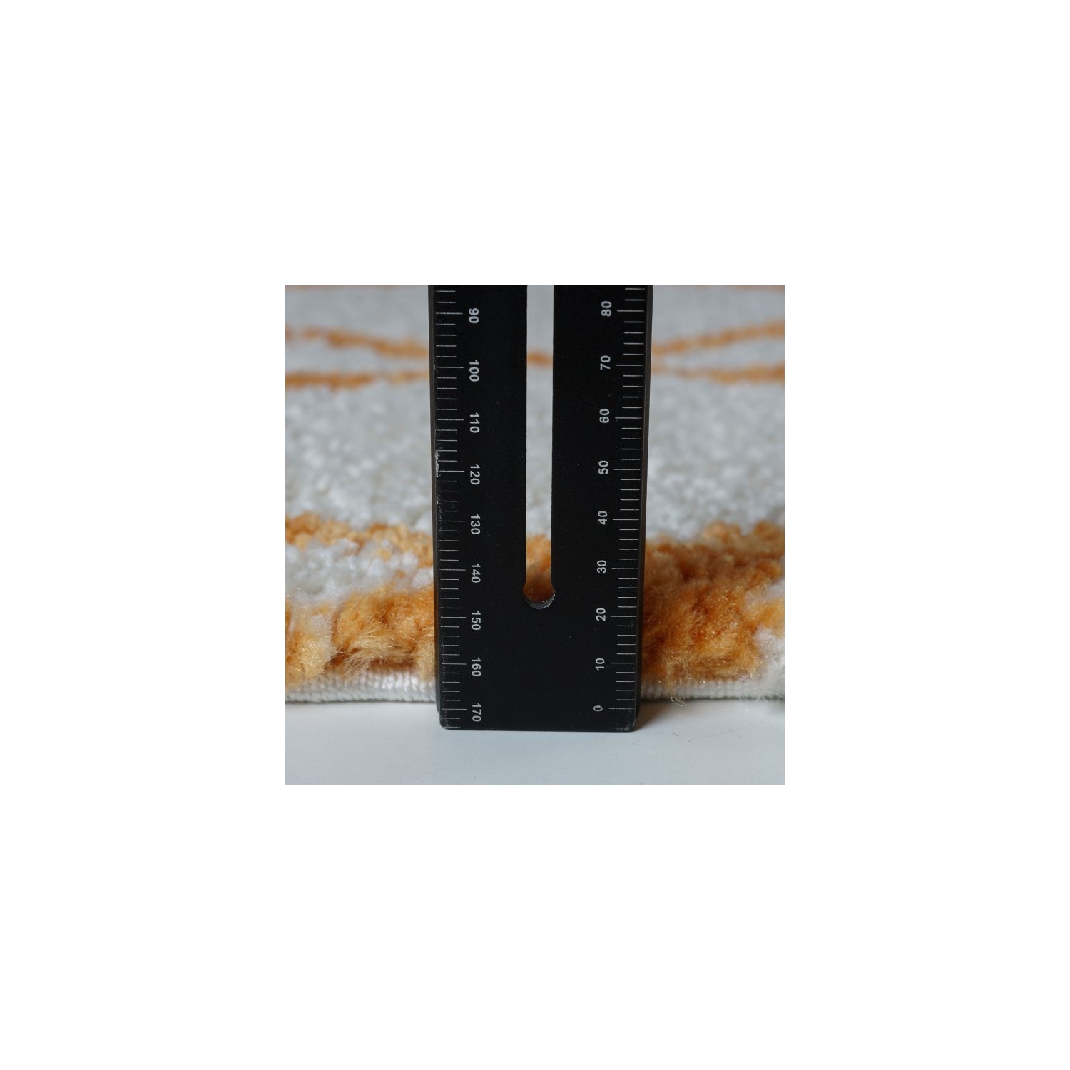 Toronto Trellis Ivory Orange Area Rug 5'2" x 7' 5"