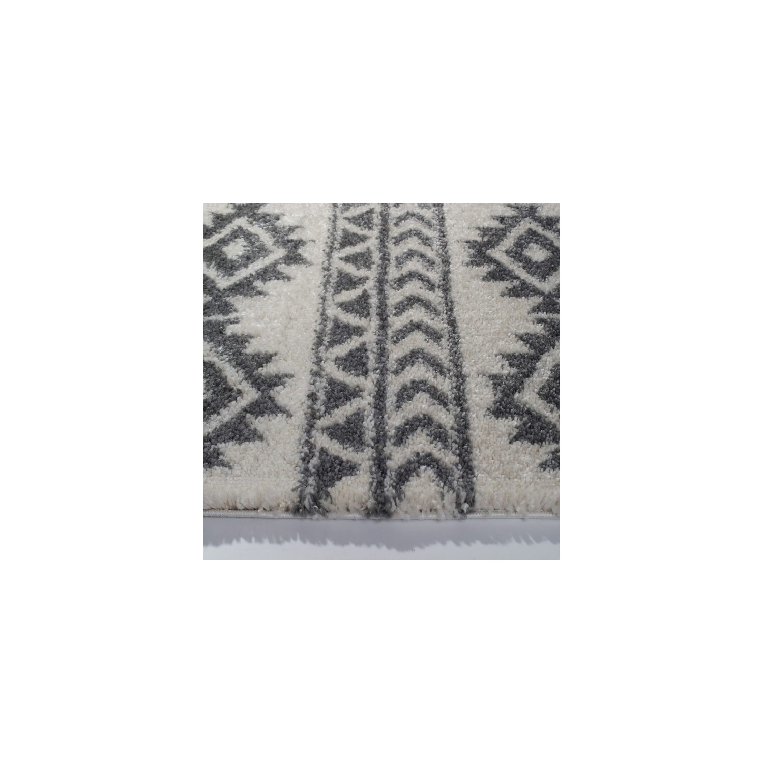 Tapis d’appoint American Native Ivory, 7 pi 10 po x 10 pi 6 po, gris