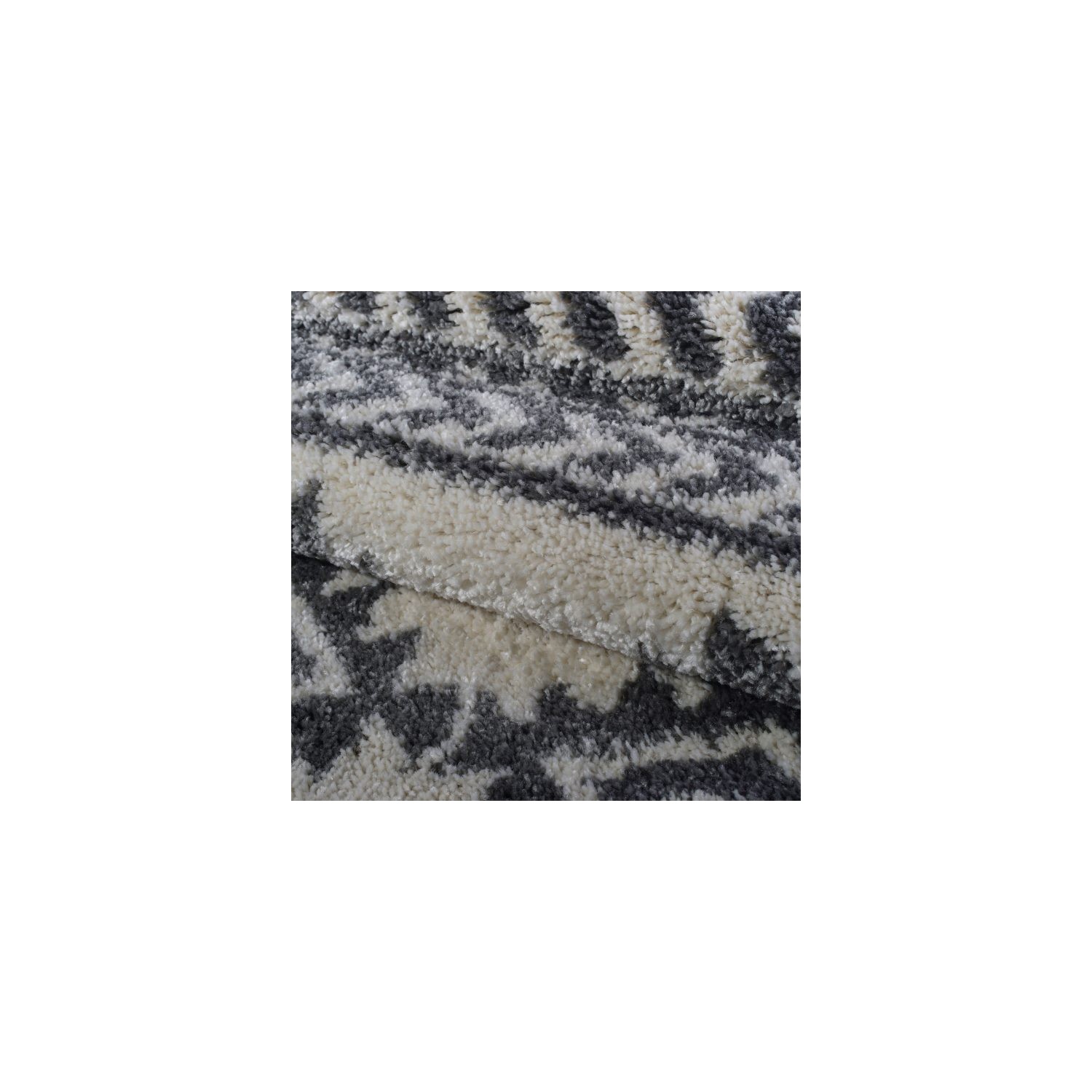 Tapis d’appoint American Native Ivory, 7 pi 10 po x 10 pi 6 po, gris