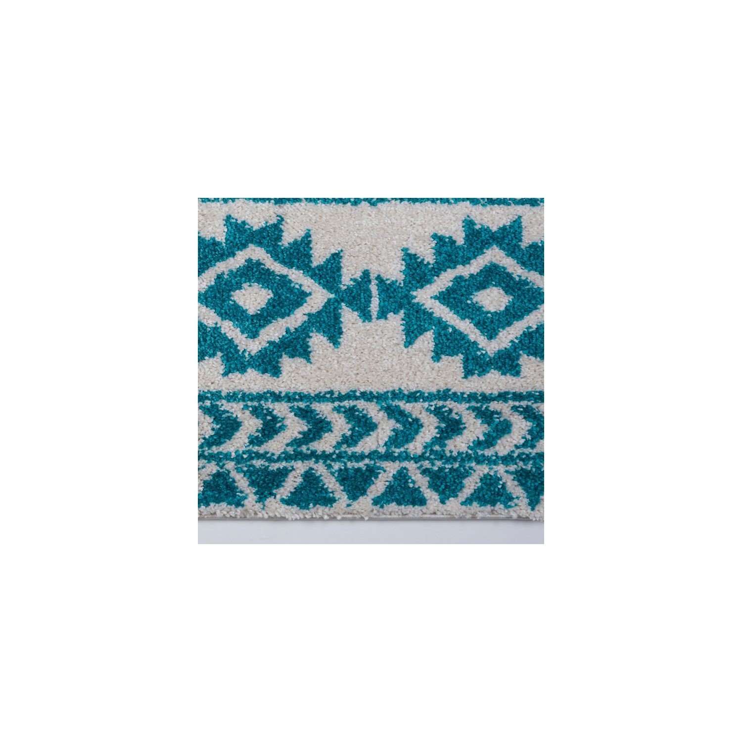 Tapis turquoise American Native Ivory 7 pi 10 po x 10 pi 6 po