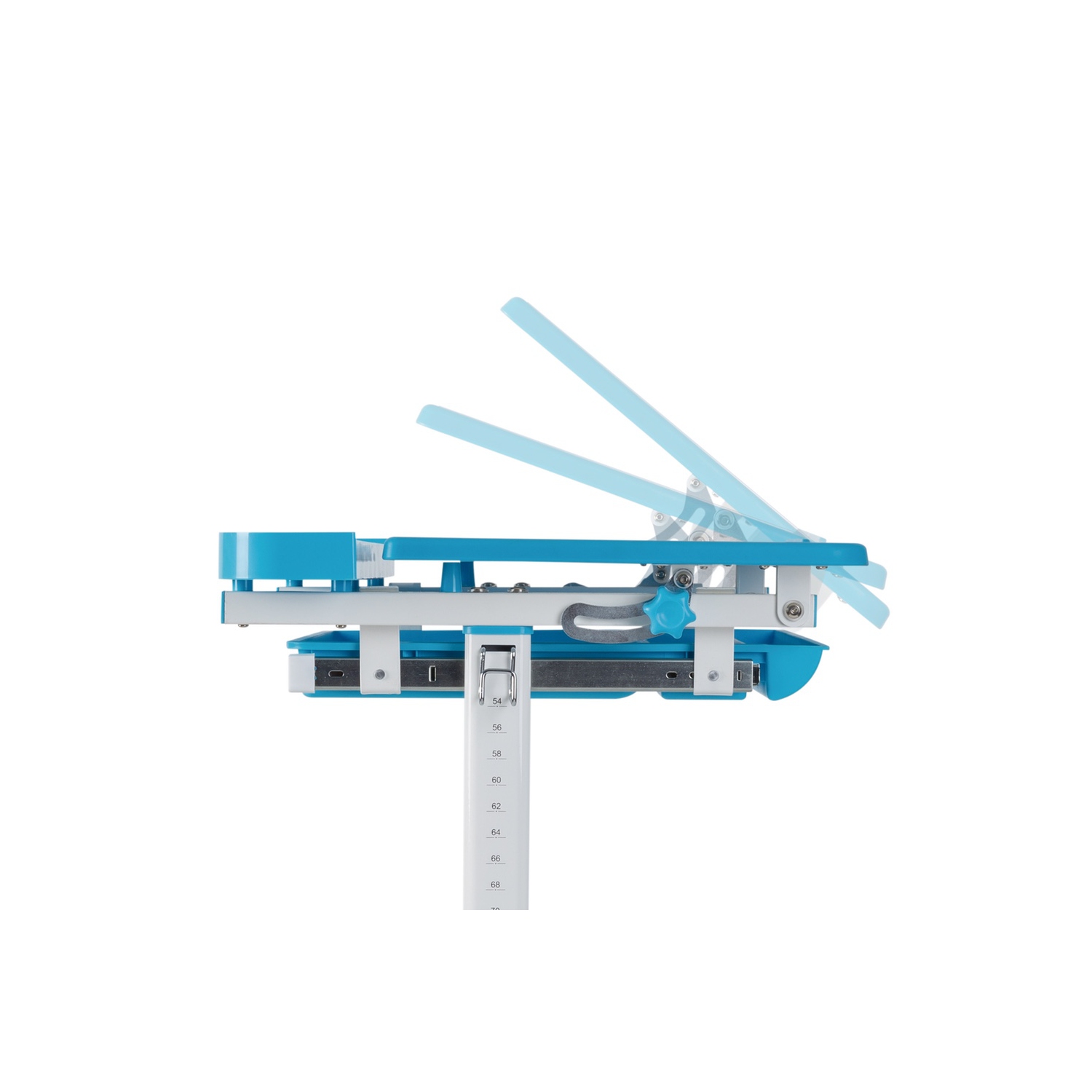 AVICENNA Kids Desk & Chair Set | Children Table w/Tilt feature | Blue Study Table and Chair Set