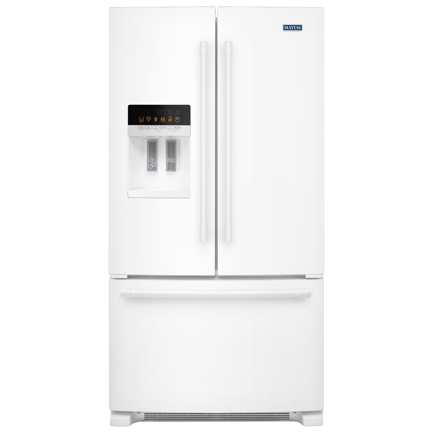 Réfrigérateur à deux portes 25 pi³ 36 po avec éclairage DEL de Maytag - Blanc