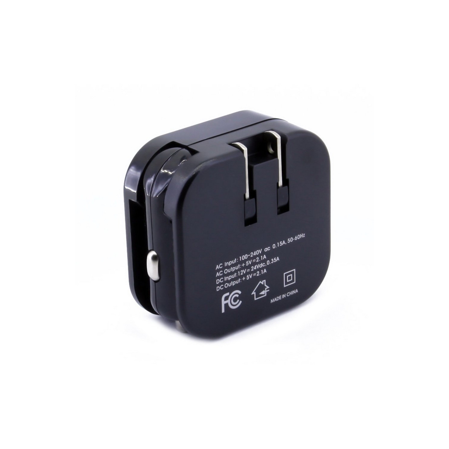 axGear Chargeur USB pour voiture DC allume-cigare Power Home Wall AC Adapter Plug 2A