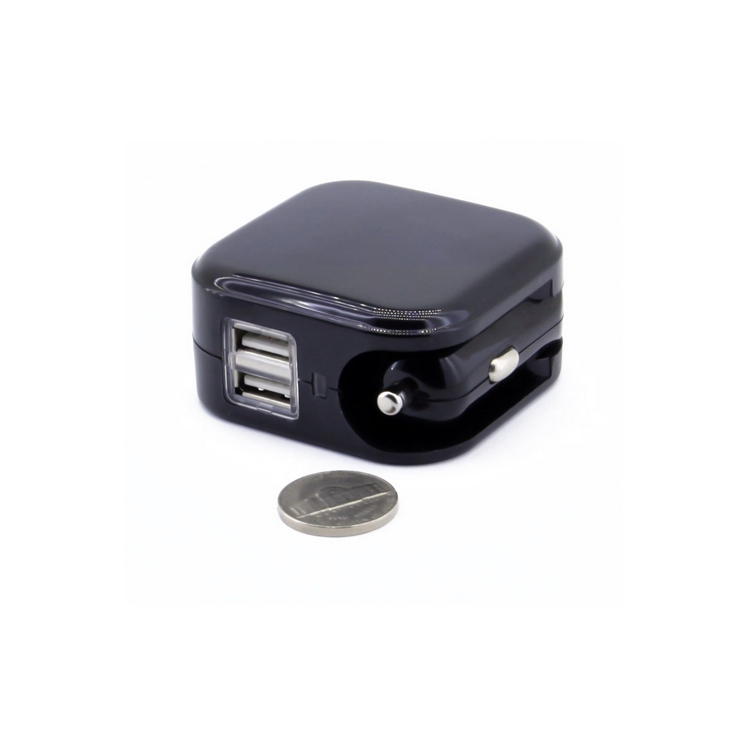 axGear Chargeur USB pour voiture DC allume-cigare Power Home Wall AC Adapter Plug 2A