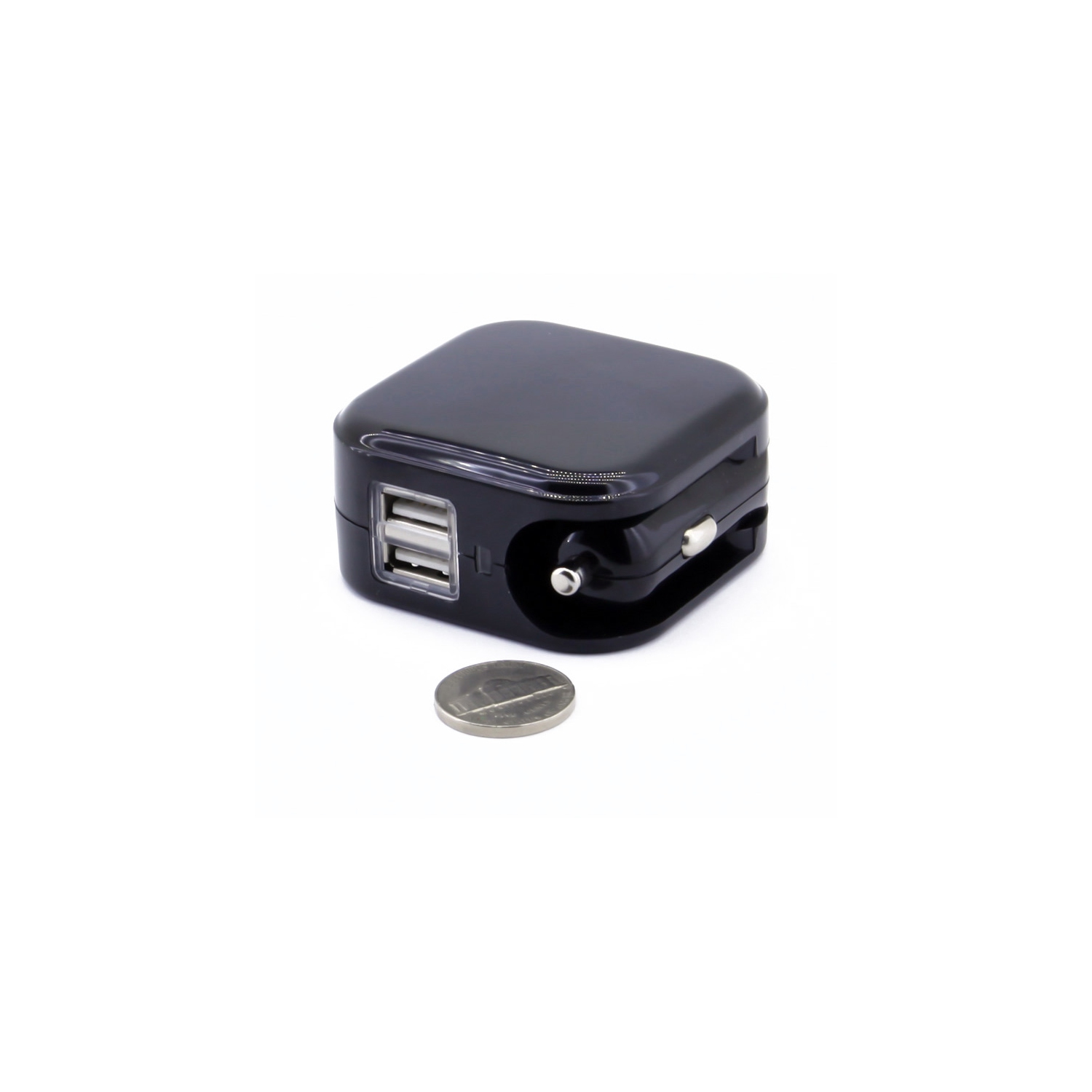 axGear Chargeur USB pour voiture DC allume-cigare Power Home Wall AC Adapter Plug 2A