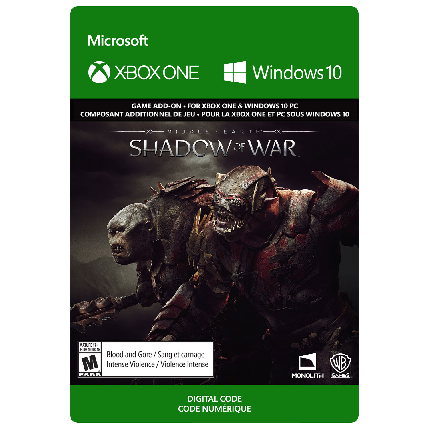 Middle-Earth: Shadow of War Outlaw Tribe Nemesis Expansion (Xbox One) - Digital Download