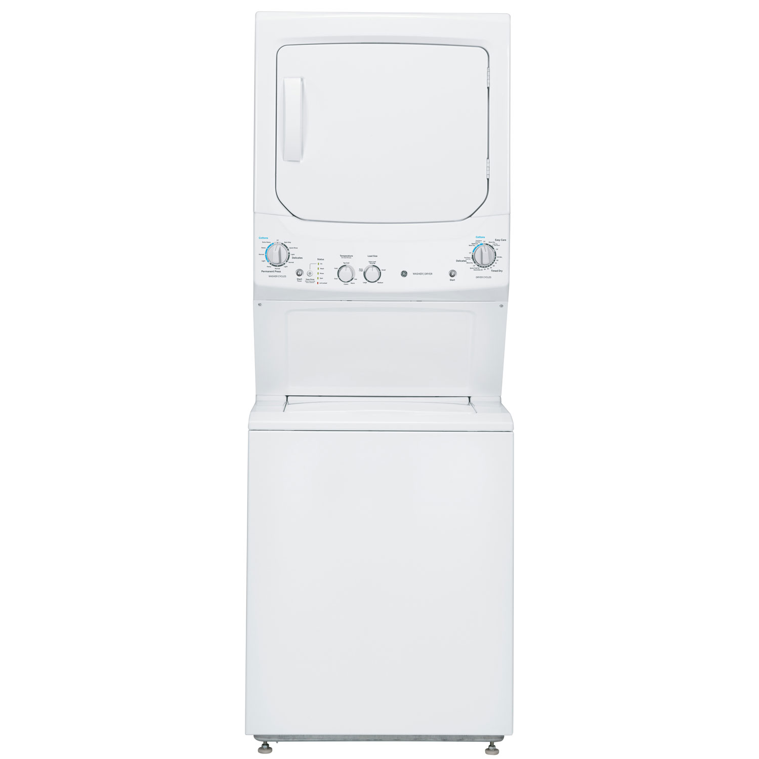 GE 4.4 Cu. Ft. Gas Washer & 4.4 Cu. Ft. Dryer Laundry Centre - White