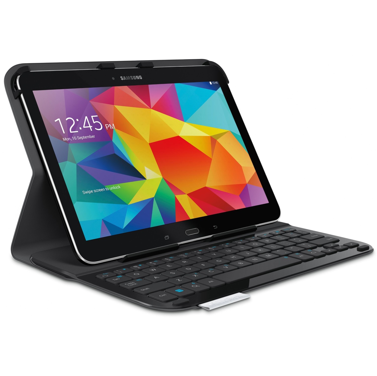 Open Box - Logitech Ultrathin Keyboard Folio for Samsung Galaxy Tab 4 10.1" (920-006386) - Carbon Blk