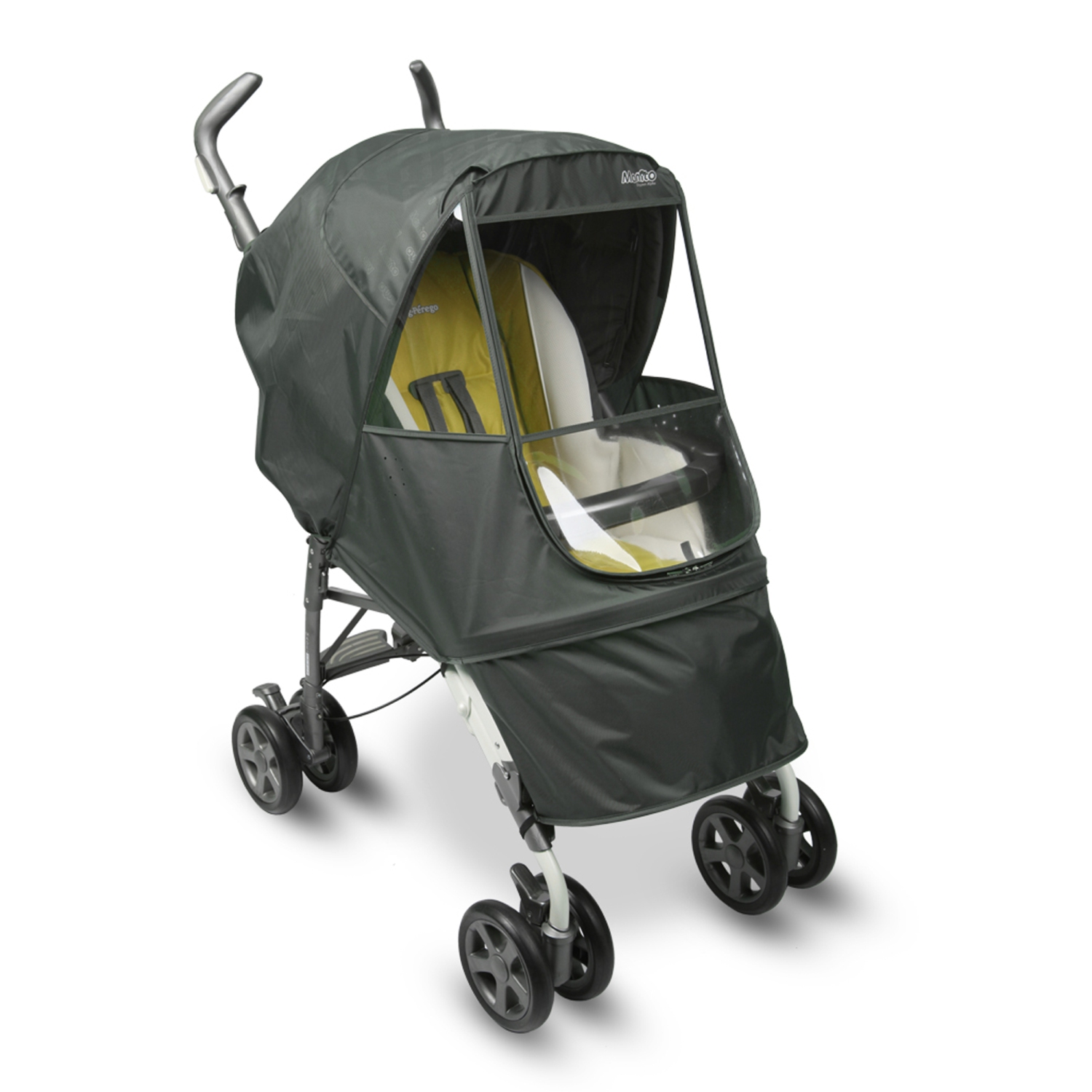Manito Elegance Alpha Stroller Weather Shield - Grey