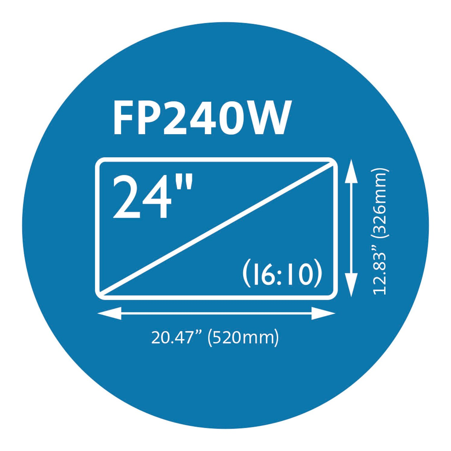 Kensington Privacy Screen for 24” Widescreen Monitors - Black -