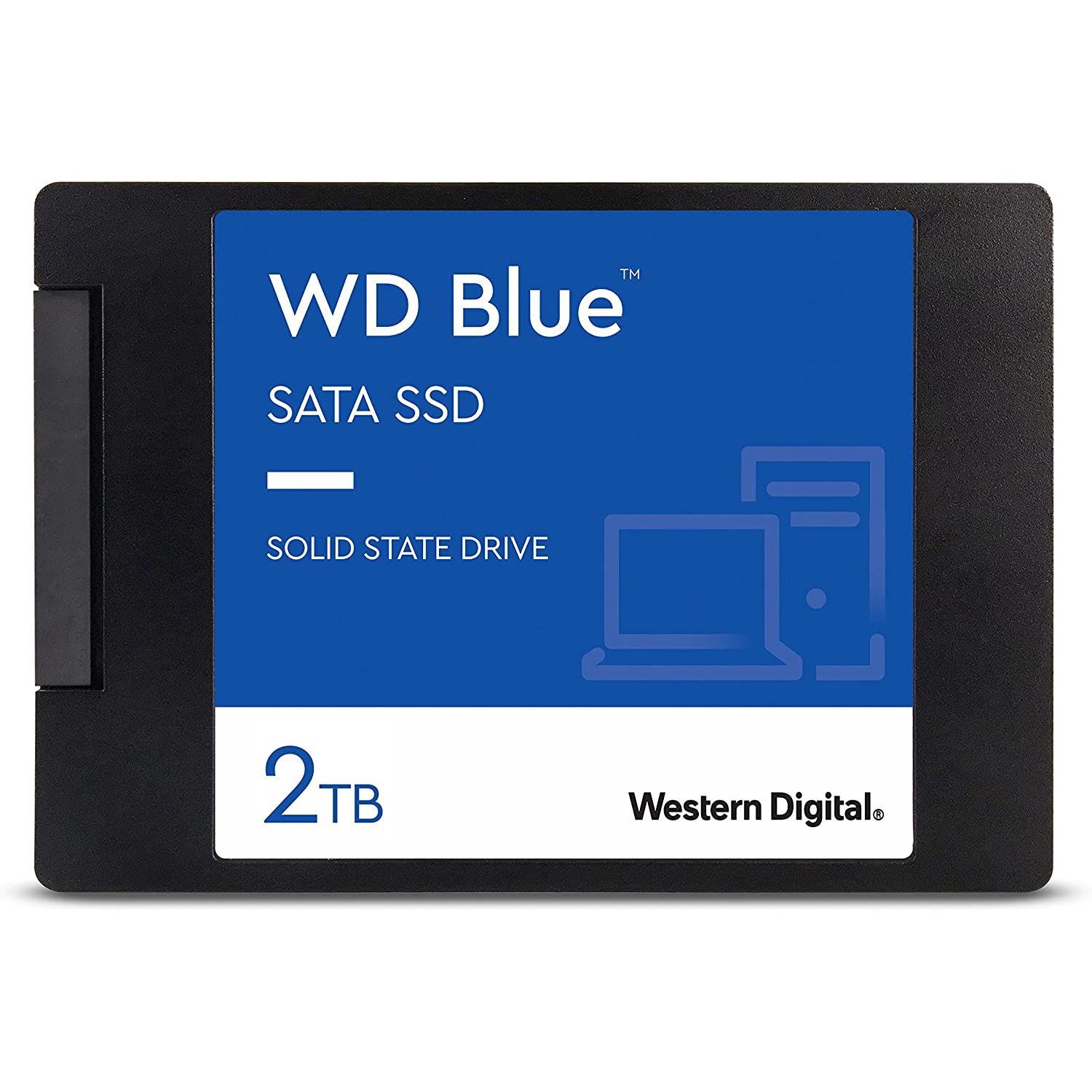 WD Blue 3D NAND SATA SSD WDS200T2B0A - Solid state drive - 2 TB - internal - 2.5-inch - SATA 6Gb/s