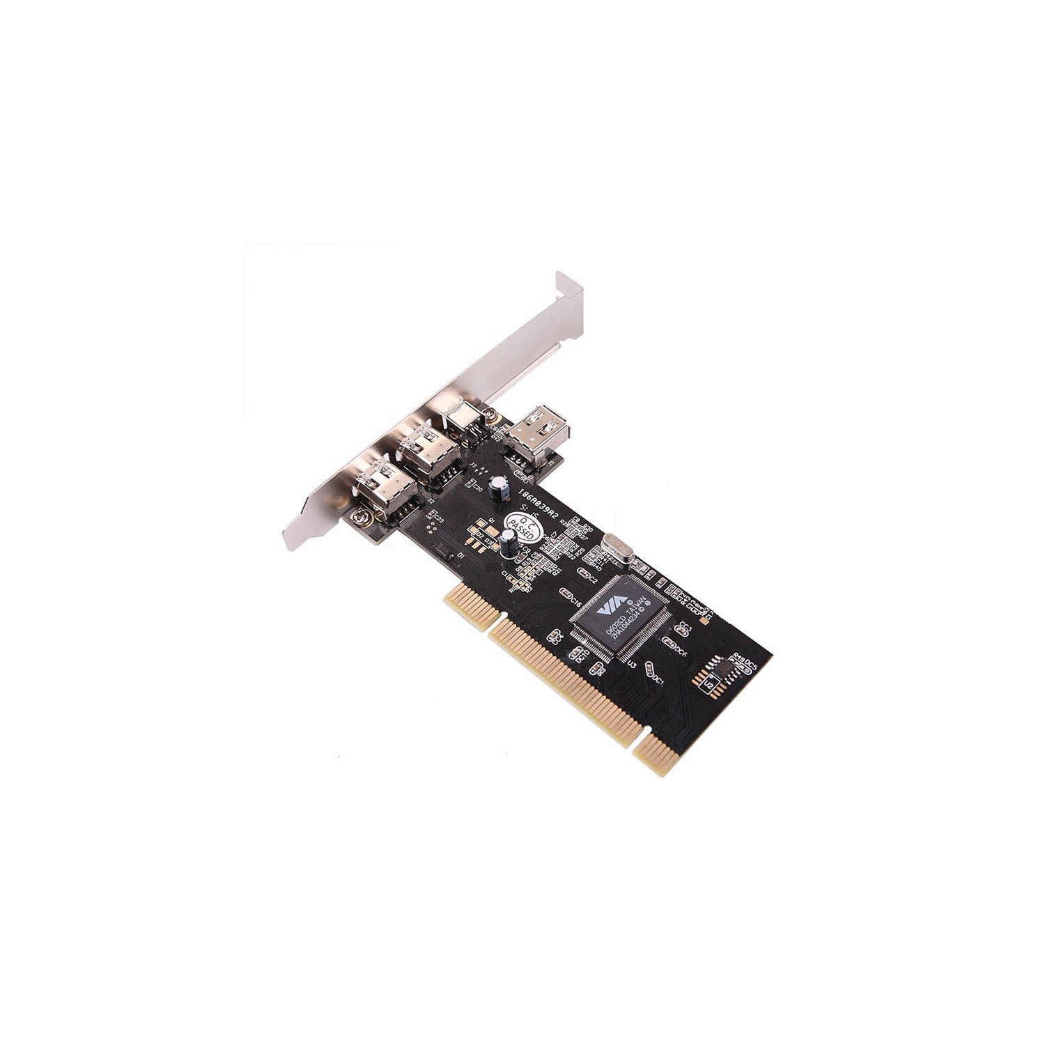 axGear Carte PCI haute vitesse IEEE 1394 Firewire 4/6 broches 4 ports pour PC