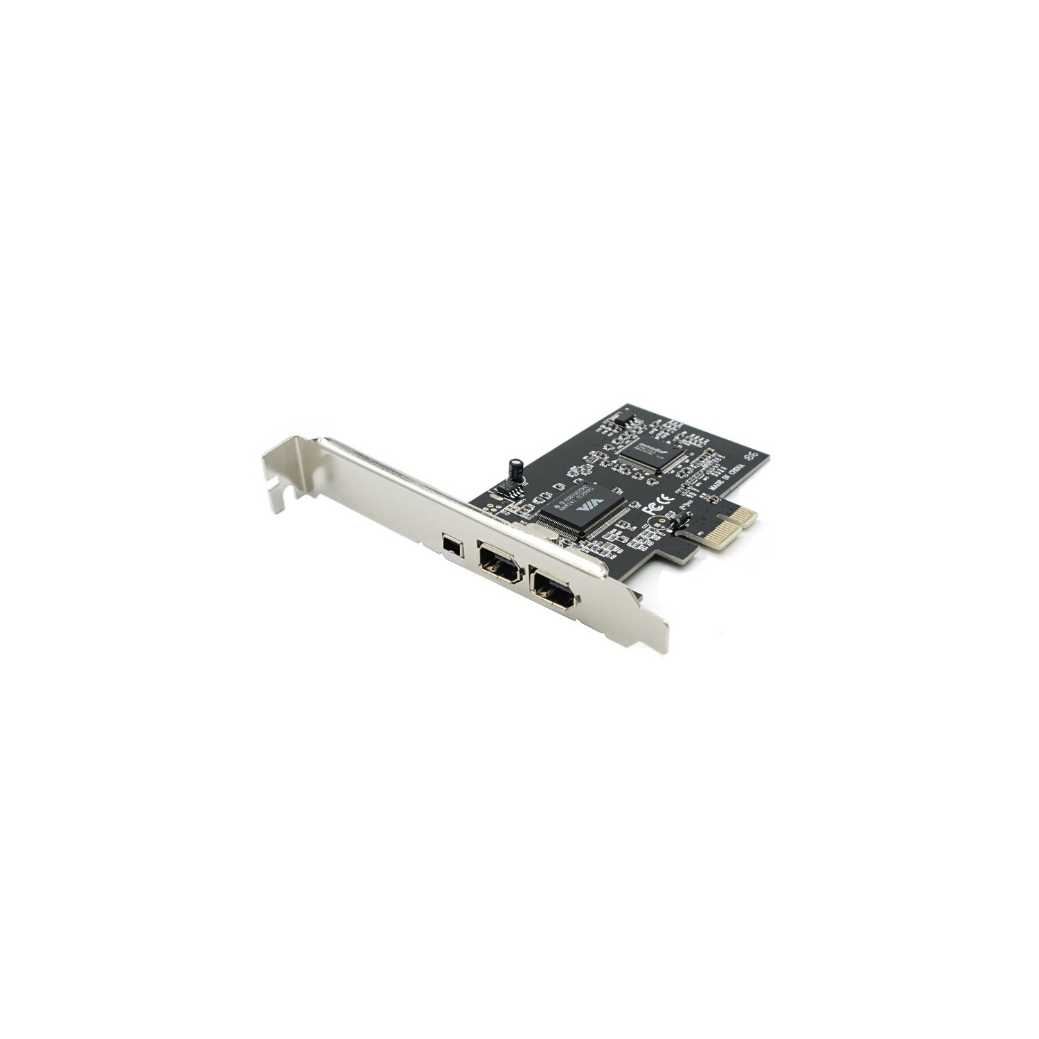 axGear PCIE PCI-E FIREWIRE IEEE 1394 3 PORT FIRE WIRE CONTROLLER CARD FOR DESKTOP PC