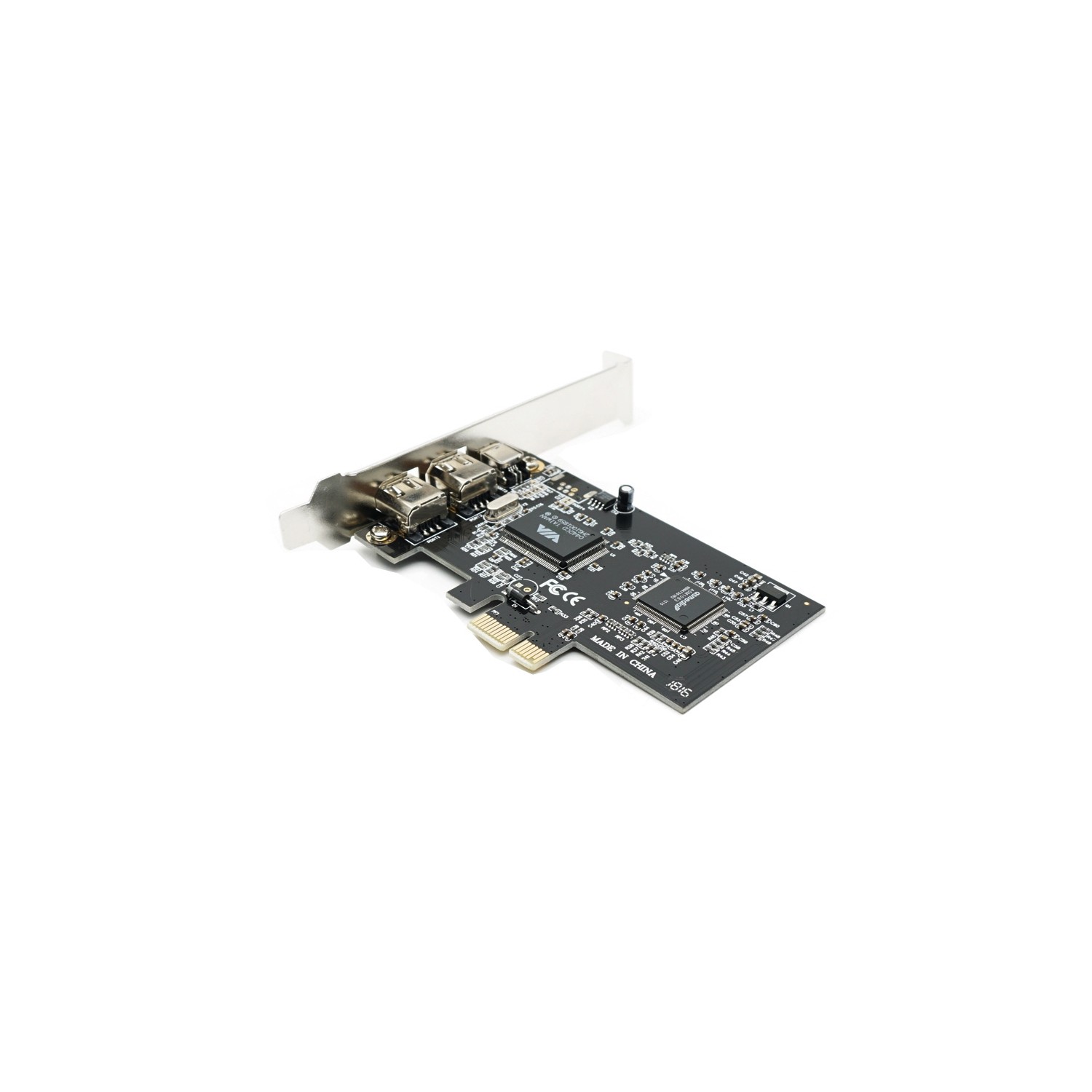 axGear PCIE PCI-E FIREWIRE IEEE 1394 3 PORT FIRE WIRE CONTROLLER CARD FOR DESKTOP PC