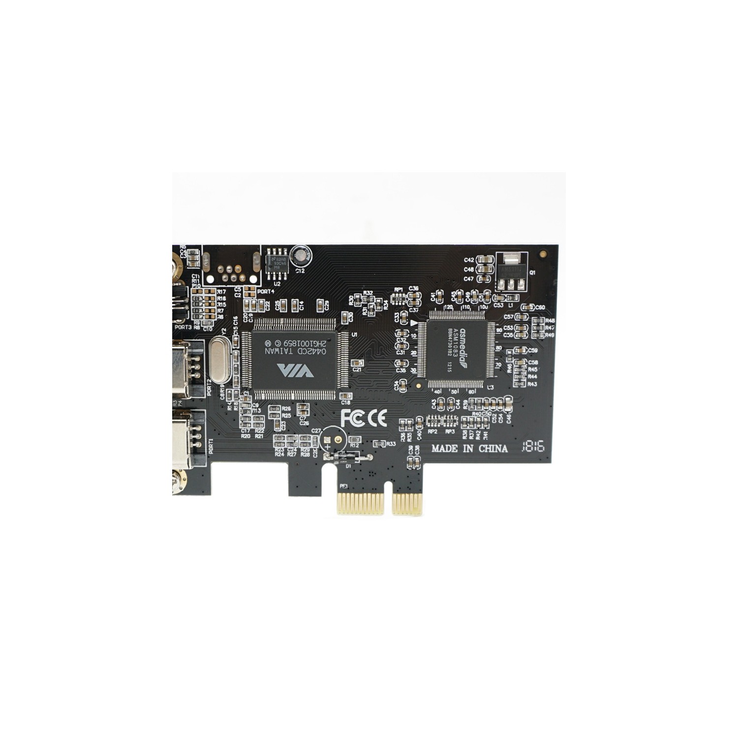 axGear PCIE PCI-E FIREWIRE IEEE 1394 3 PORT FIRE WIRE CONTROLLER CARD FOR DESKTOP PC