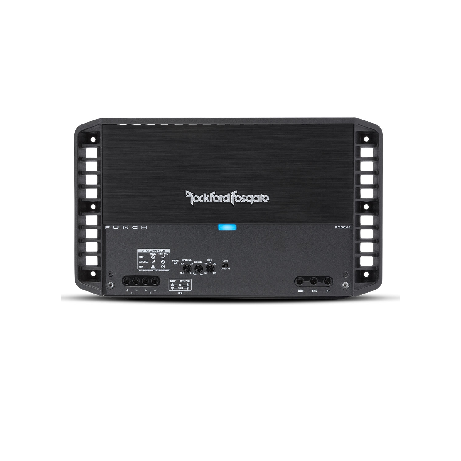 Amplificateur à 2 canaux de 500 W Fosgate P500X2 Punch de Rockford