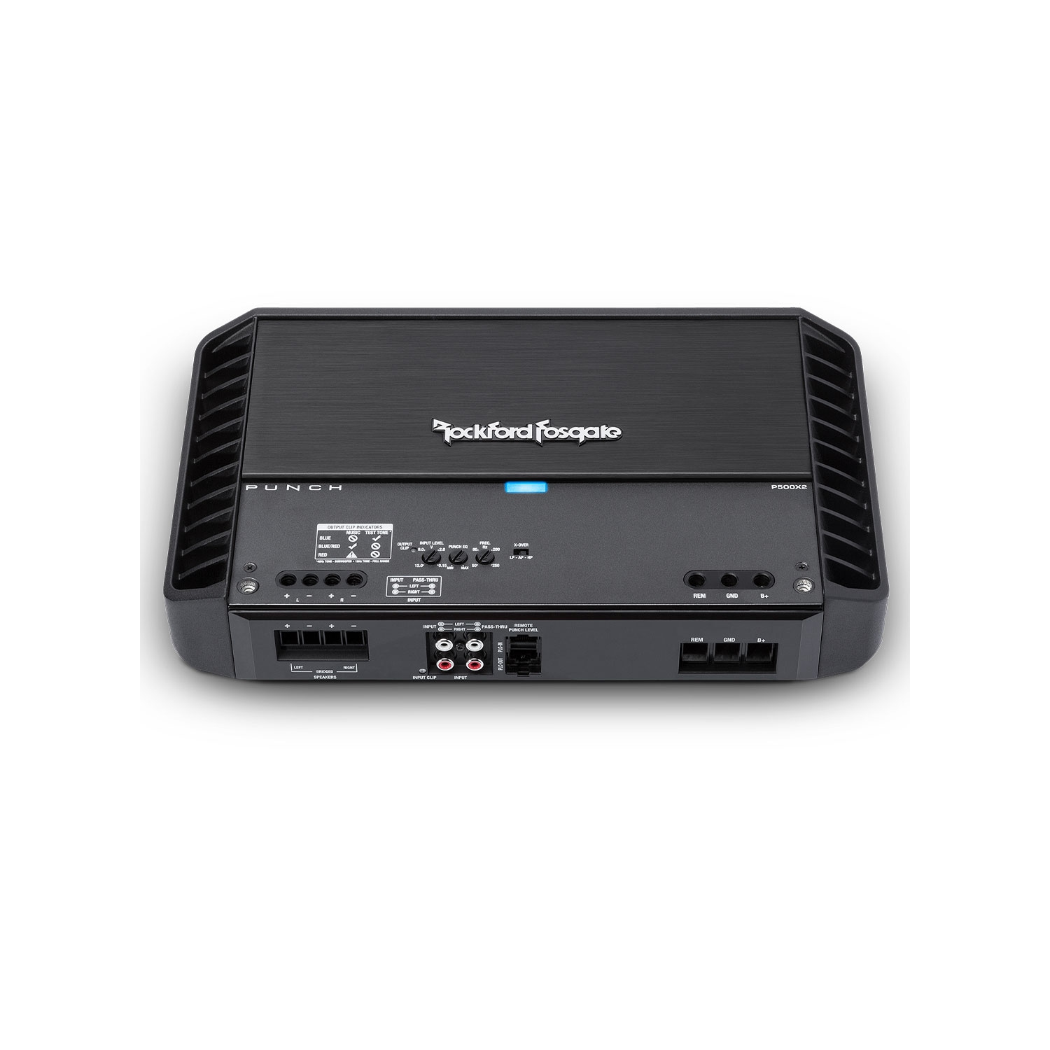 Amplificateur à 2 canaux de 500 W Fosgate P500X2 Punch de Rockford