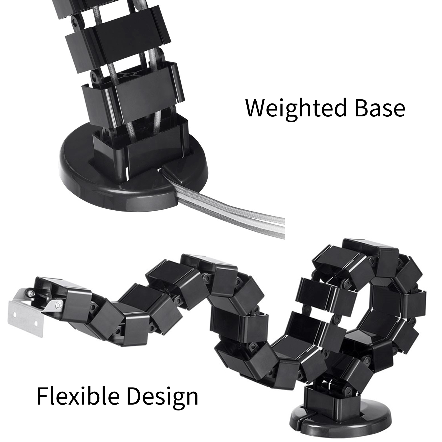 Cable Management - Spine Cord Organizer - Wire Protector Raceway