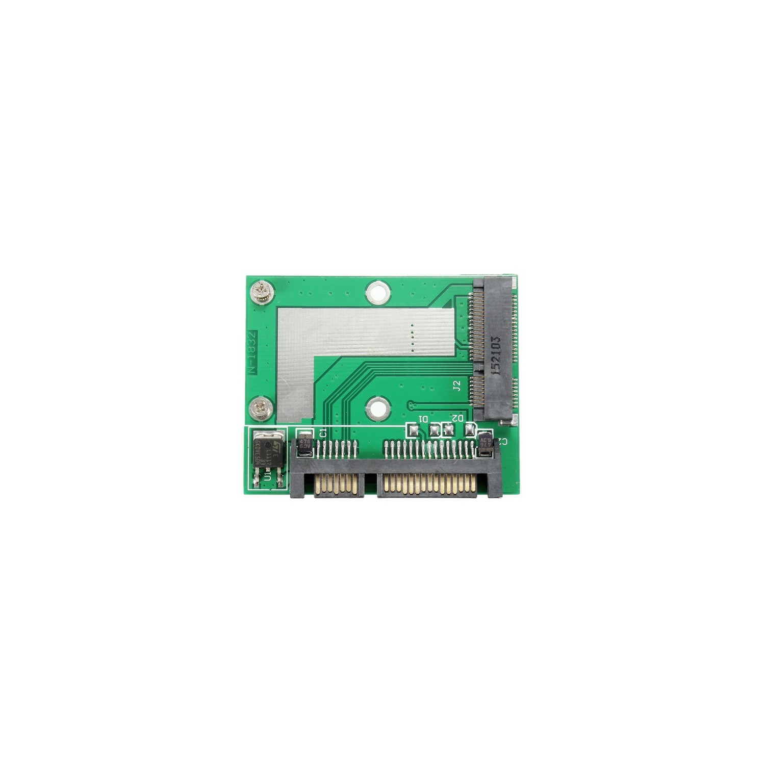 axGear mSATA SSD to SATA Adapter Converter Card Module Board