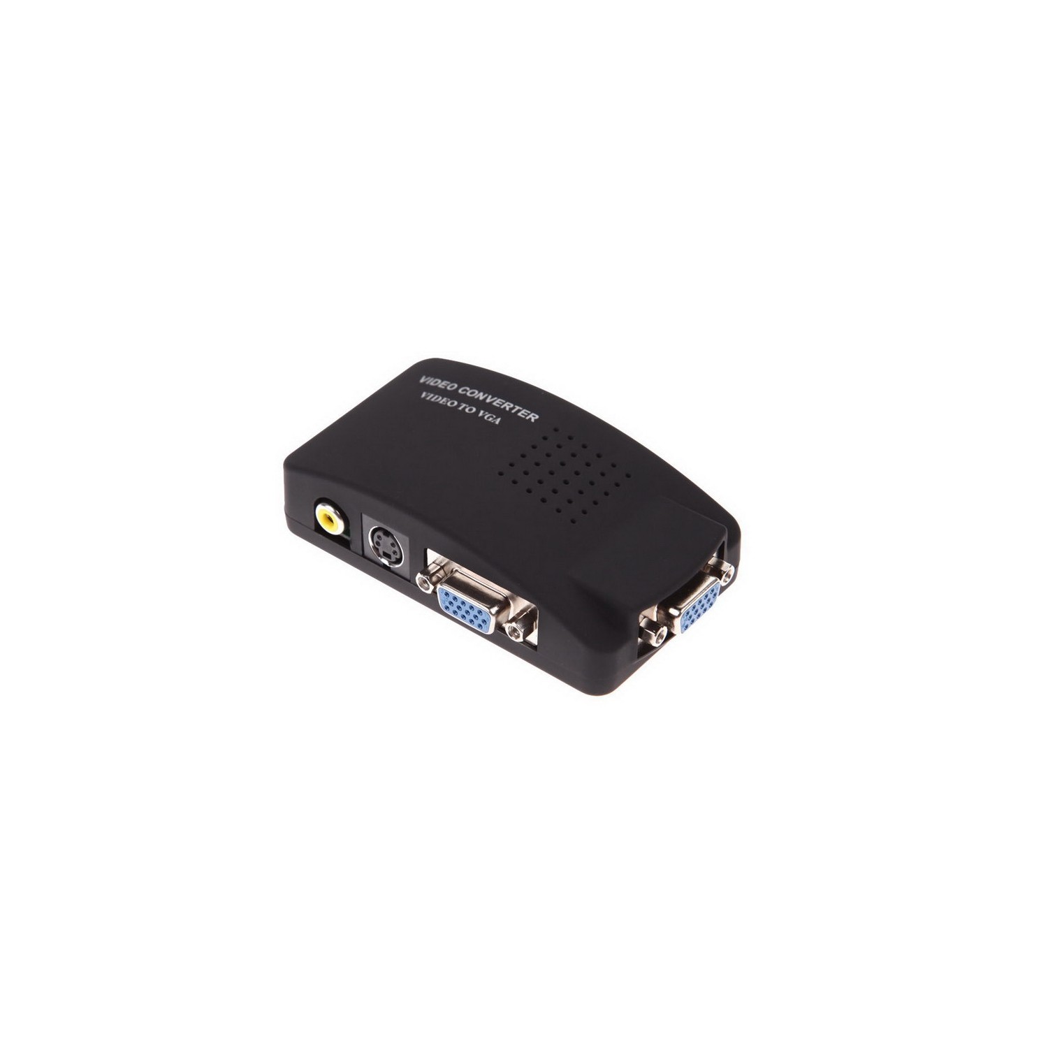 axGear AV RCA Composite S-Video To VGA Converter Adapter WIDE Sc0N