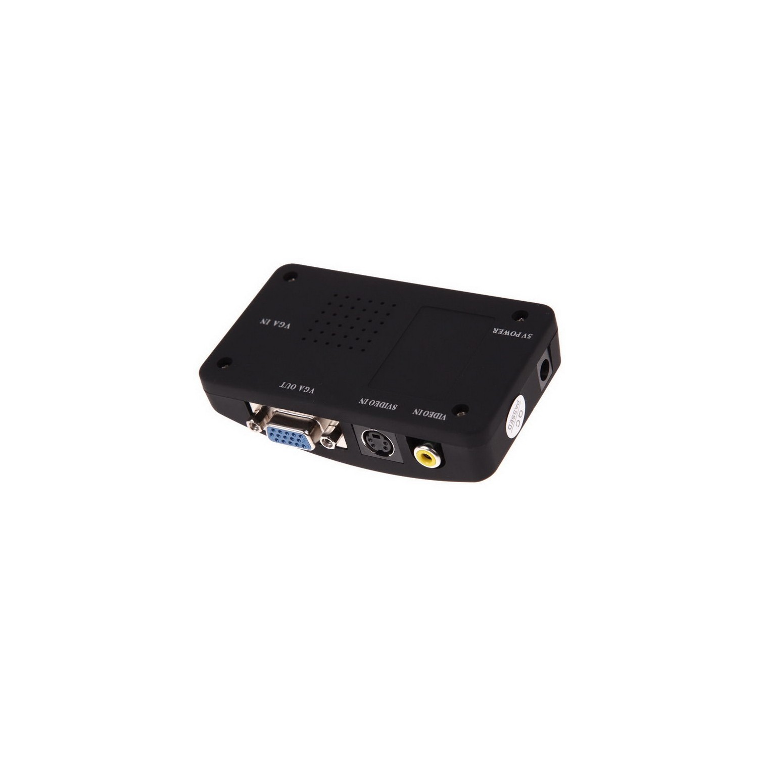 axGear AV RCA Composite S-Video To VGA Converter Adapter WIDE Sc0N