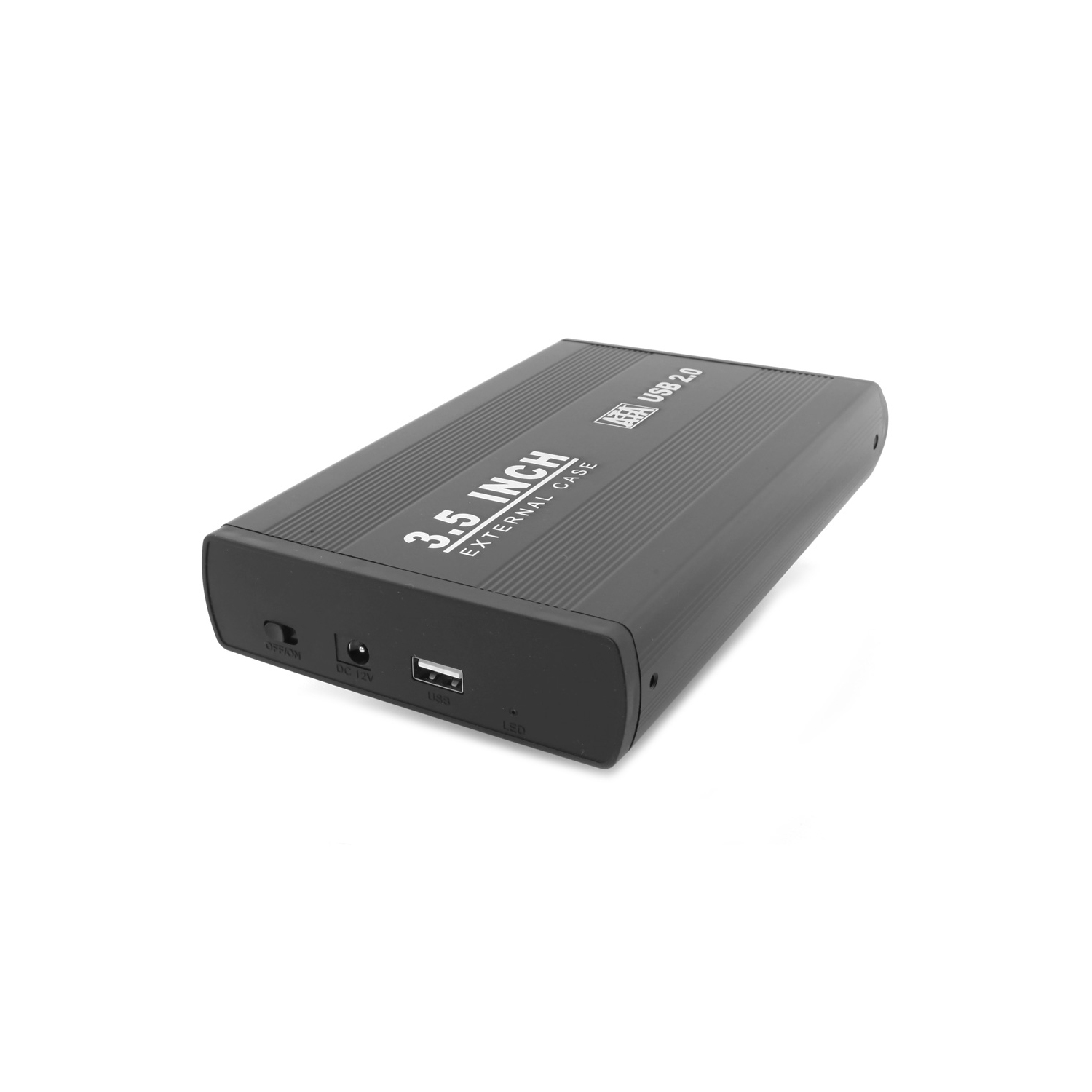 axGear 3.5 in USB 2.0 High Speed External SATA HDD Hard Drive Disk Case Enclosure Box