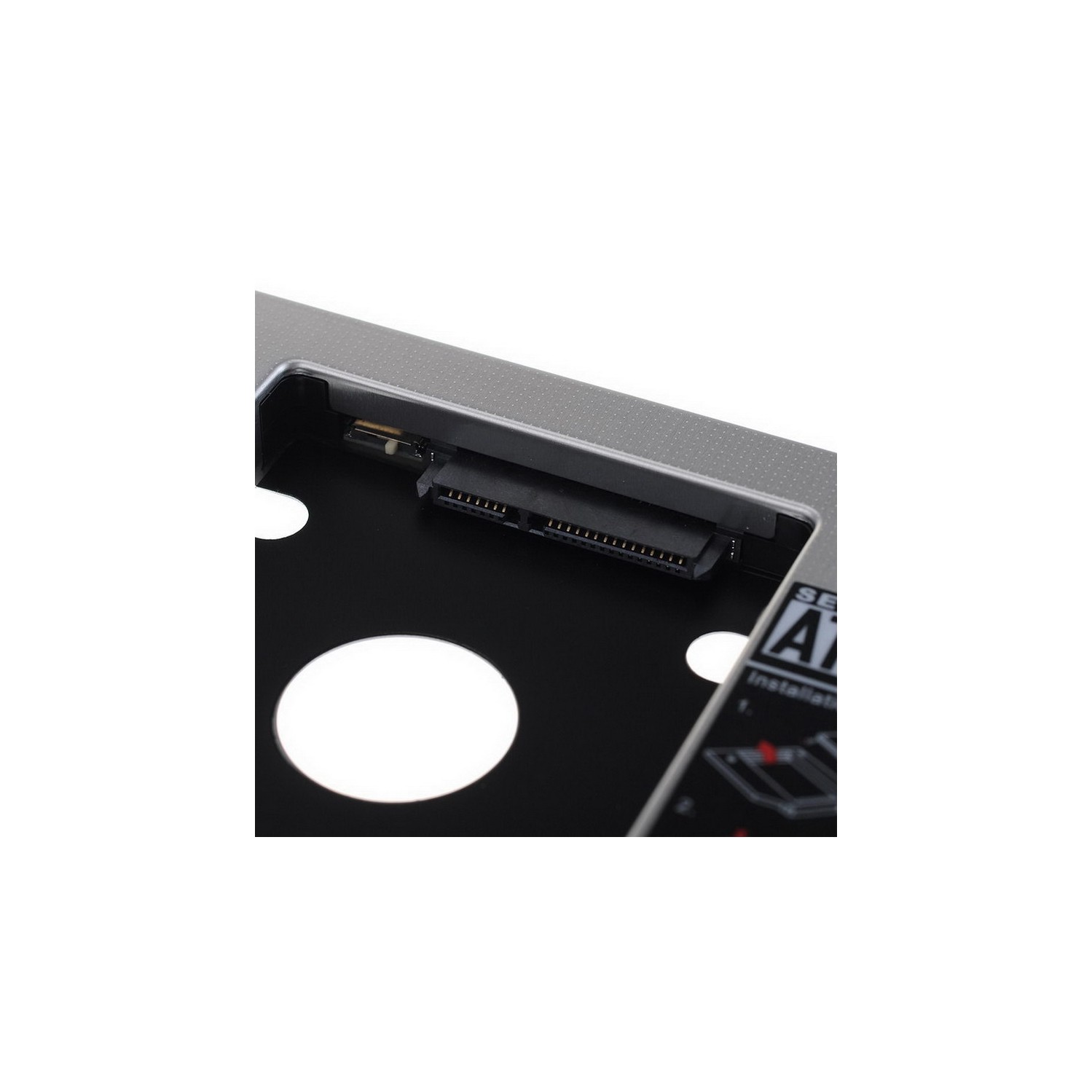 axGear Optical Bay 2nd SATA HDD Hard Drive Caddy CD DVD-ROM For Laptop NoteBook 9.5mm