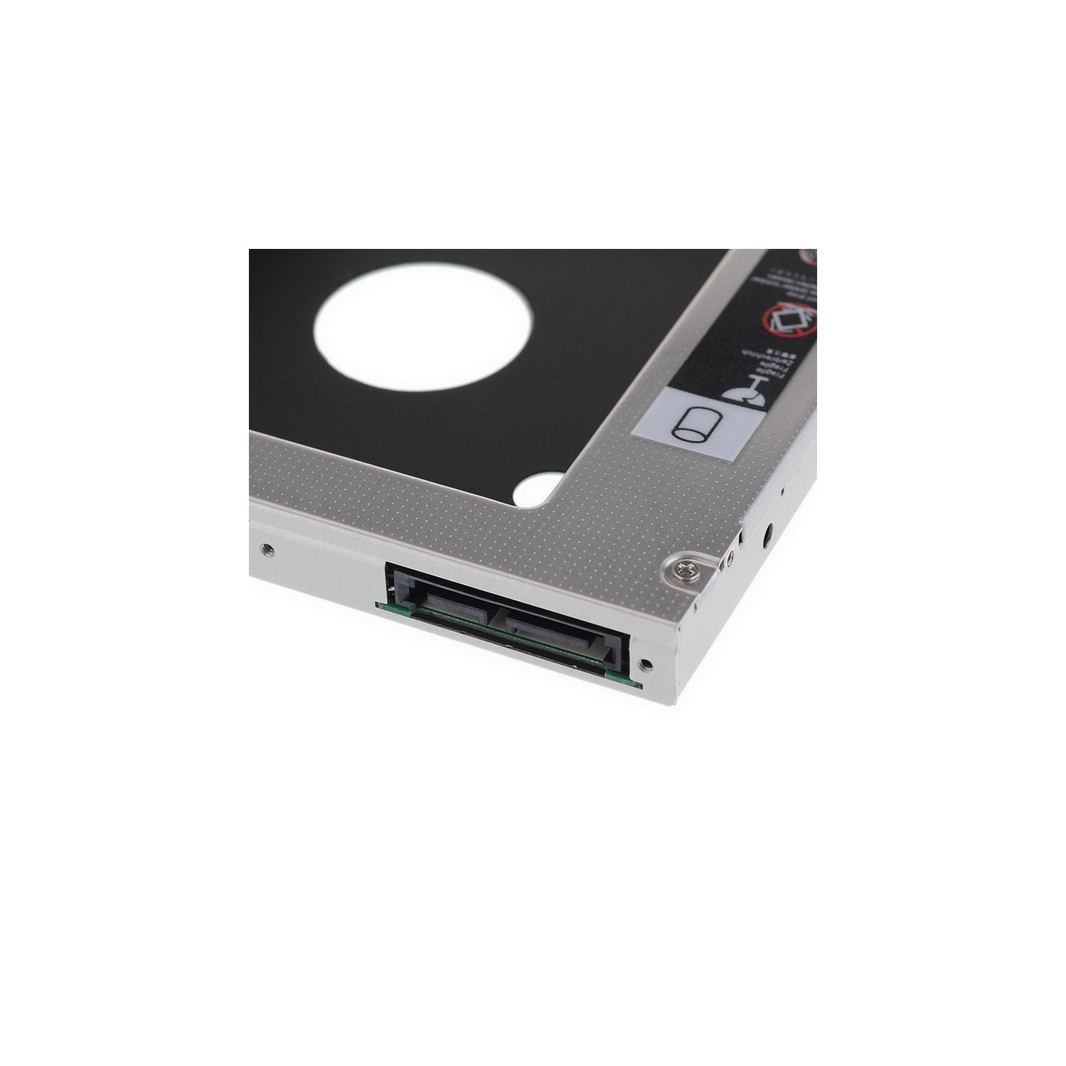 axGear Optical Bay 2nd SATA HDD Hard Drive Caddy CD DVD-ROM For Laptop NoteBook 9.5mm