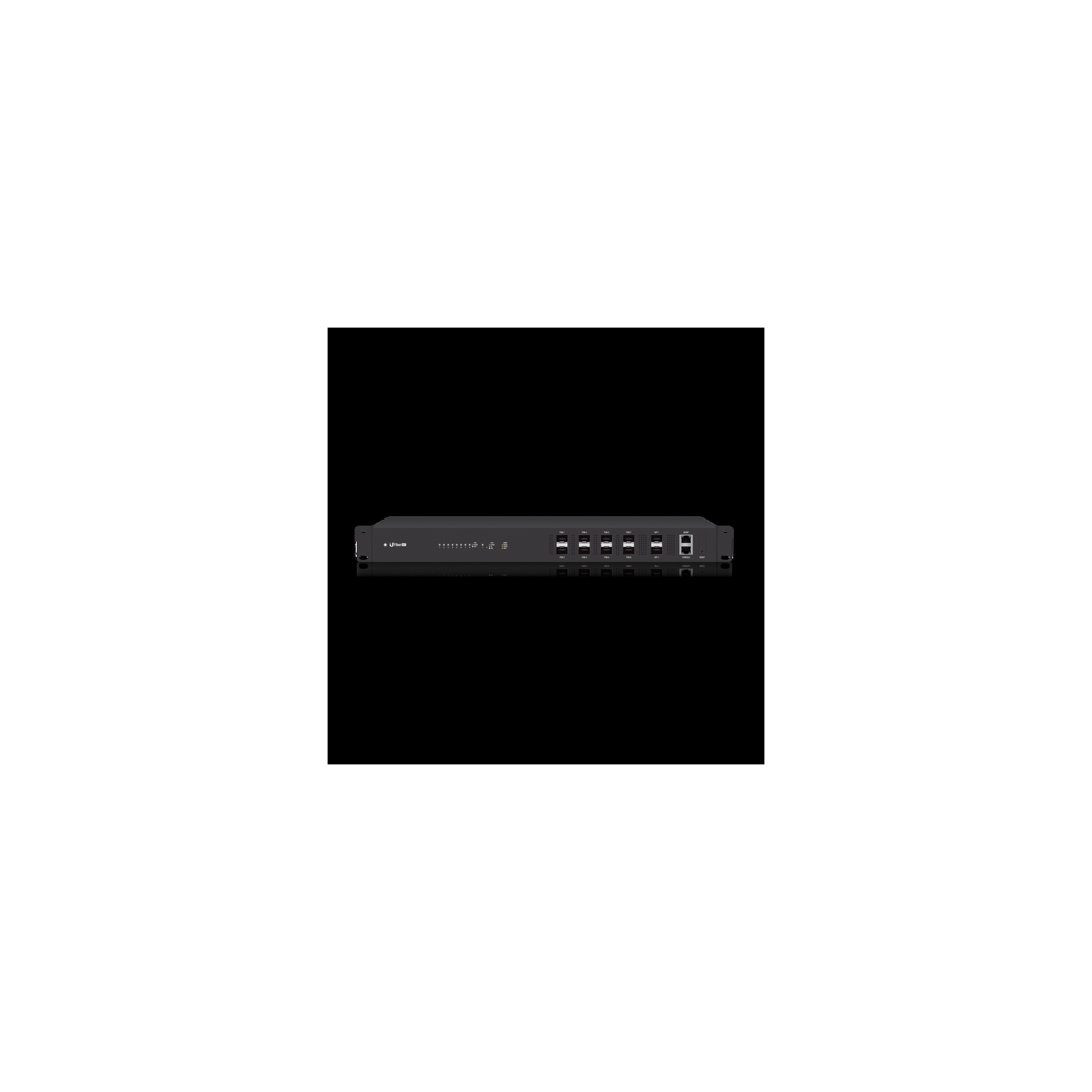 Ubiquiti UFiber GPON Optical Line Terminal - Rackmountable - Black