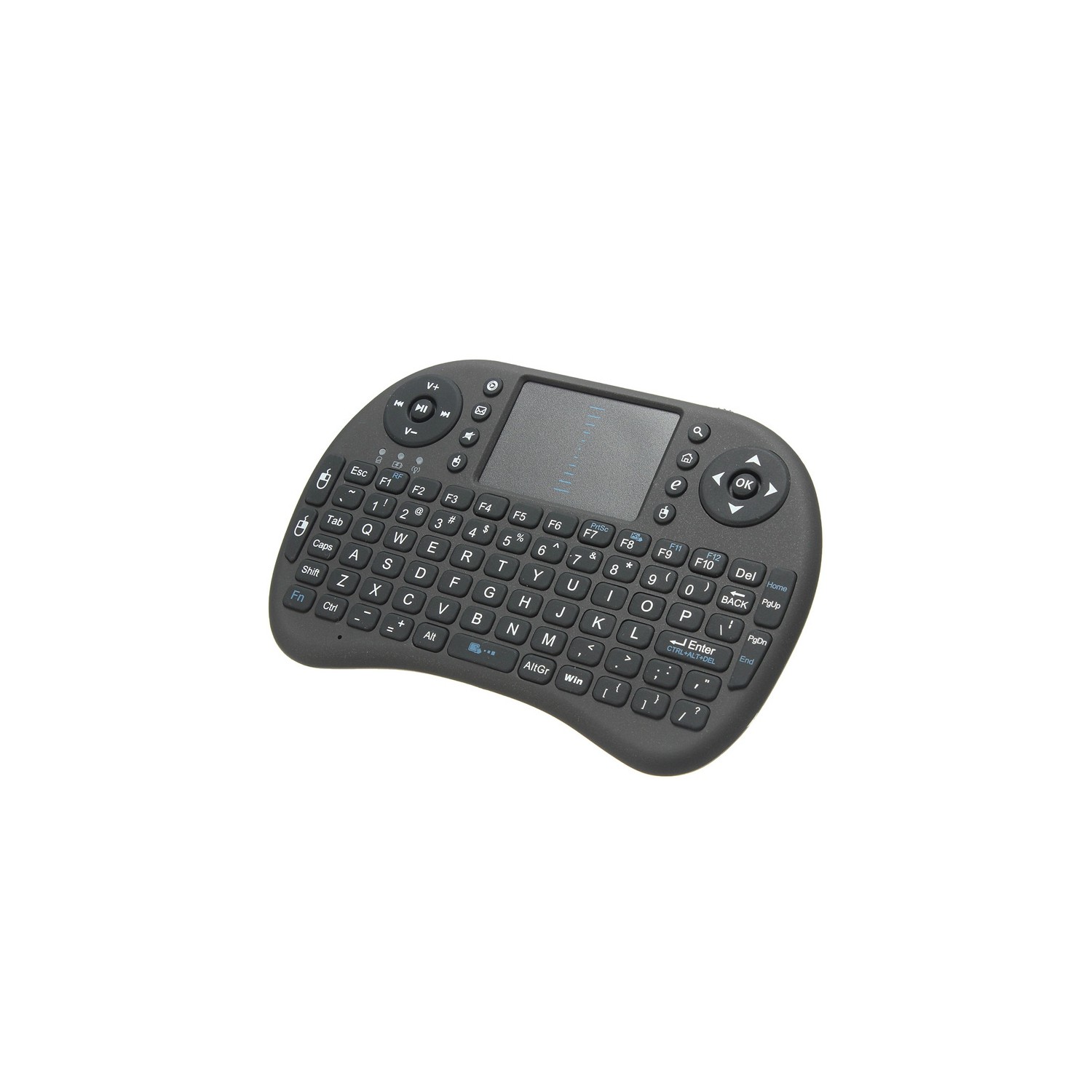 axGear Wireless Keyboard 2.4G with Touchpad Cprdless Mini Handheld Plam Keypad for PC Android Tablet