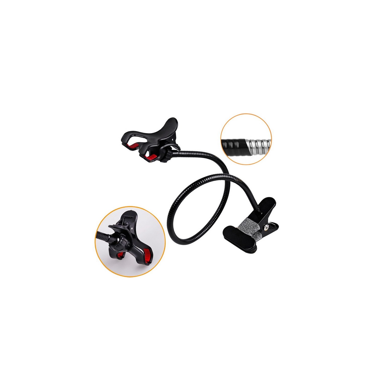 Le support à long bras flexible rotatif 360 d’axGear est un bureau de lit Lazy pour téléphone