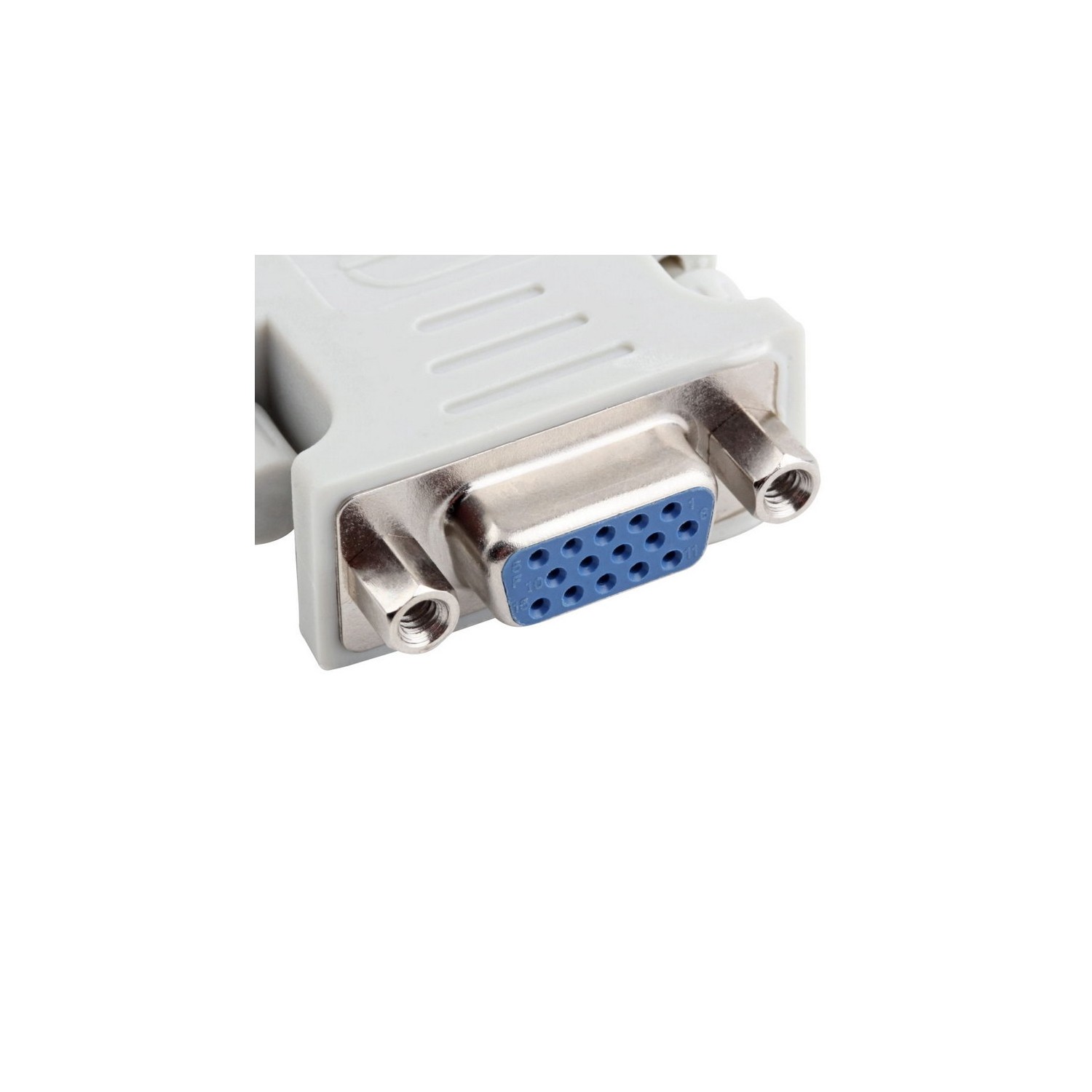 axGear DVI to VGA Adapter DVI-I 24+5 Dual Link Male to SVGA / DB15 Female Converter M/F