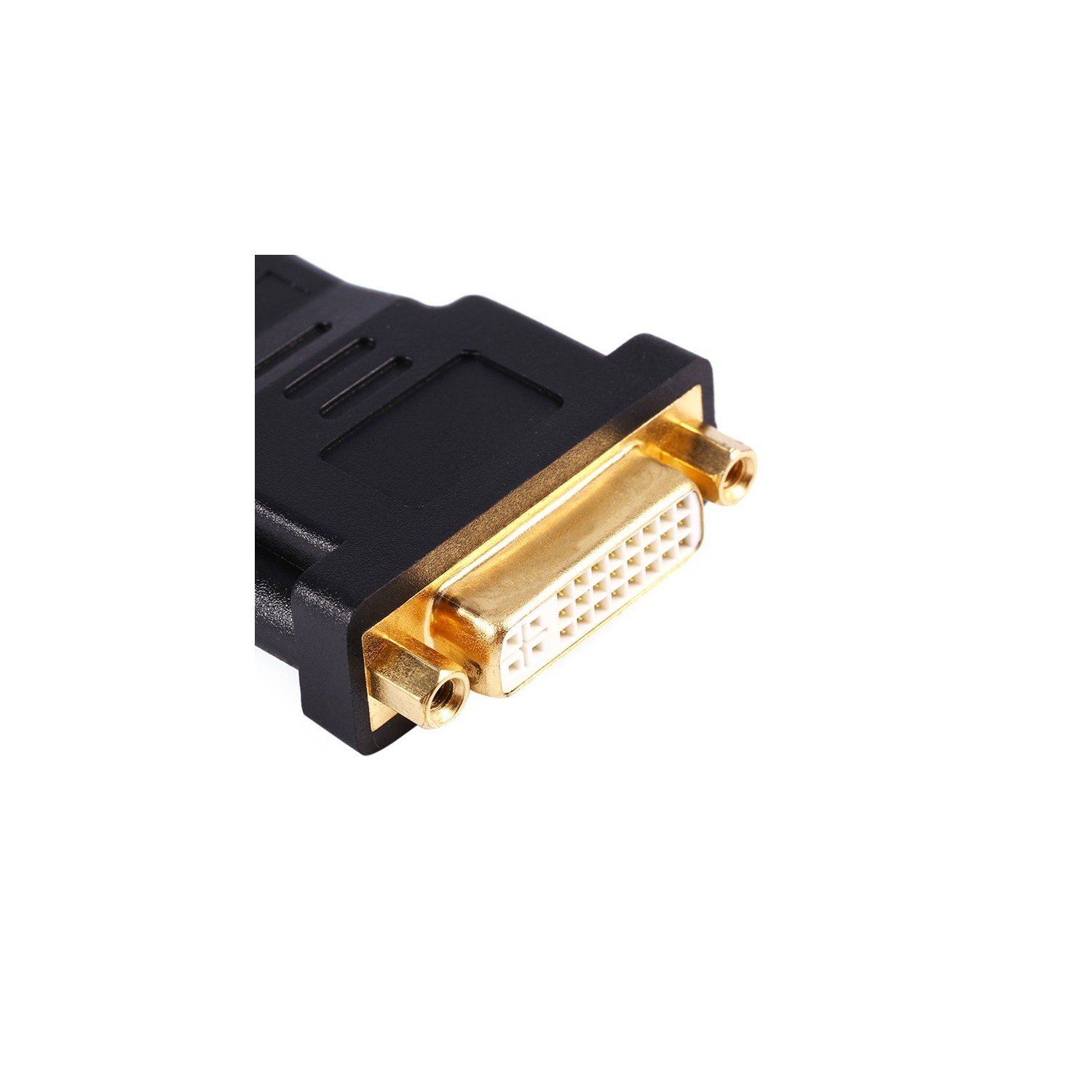axGear Adaptateur HDMI femelle vers DVI femelle HDMI vers DVI-I Convertisseur Dula Link 24 + 5 F / F