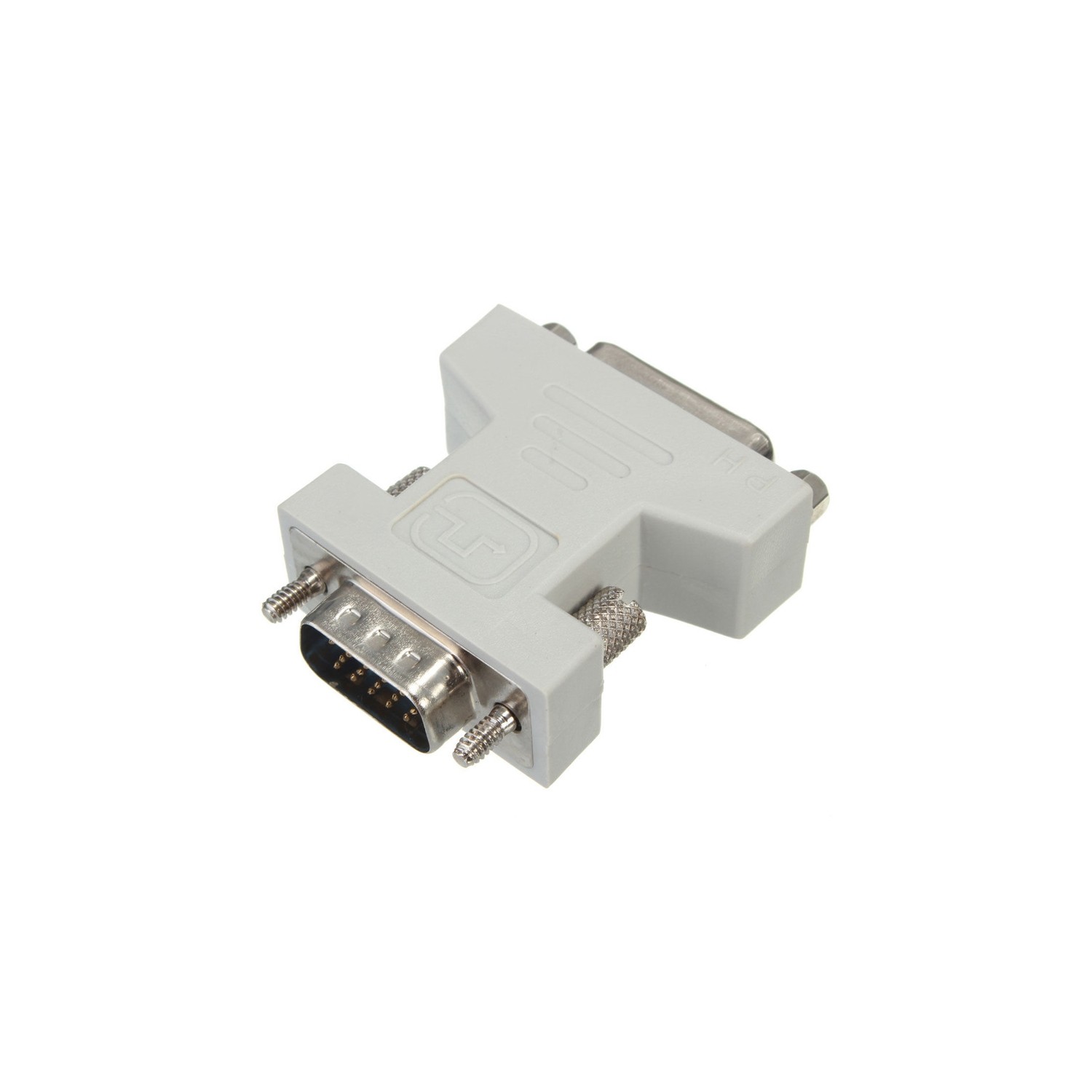 Adaptateur DVI-I femelle analogique 24 + 1 vers VGA mâle 15 broches d’axGear