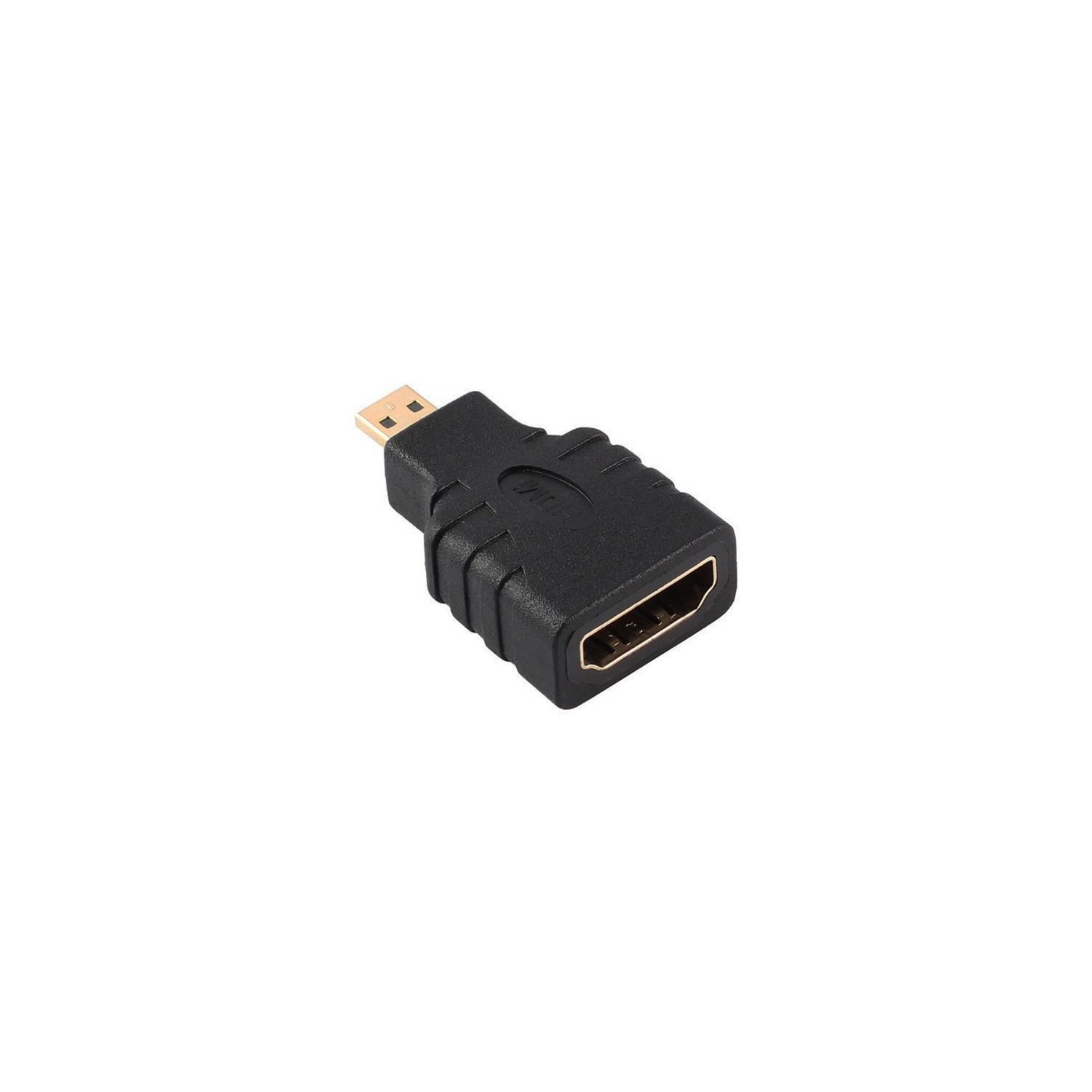 AxGear – Câble convertisseur HDMI femelle vers micro HDMI mâle, adaptateur F/M, HDMI type A vers micro HDMI D.