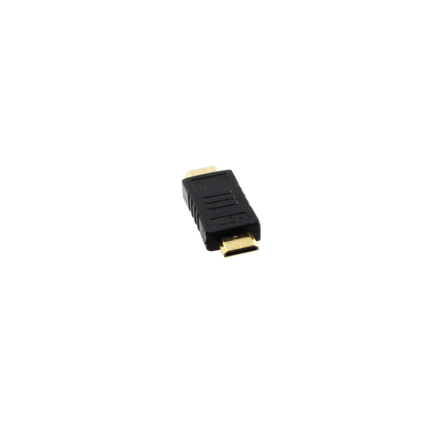 axGear Convertisseur d'adaptateur plaqué or MiniHDMI mâle à mini mâle Full HD pour HDTV 1080P