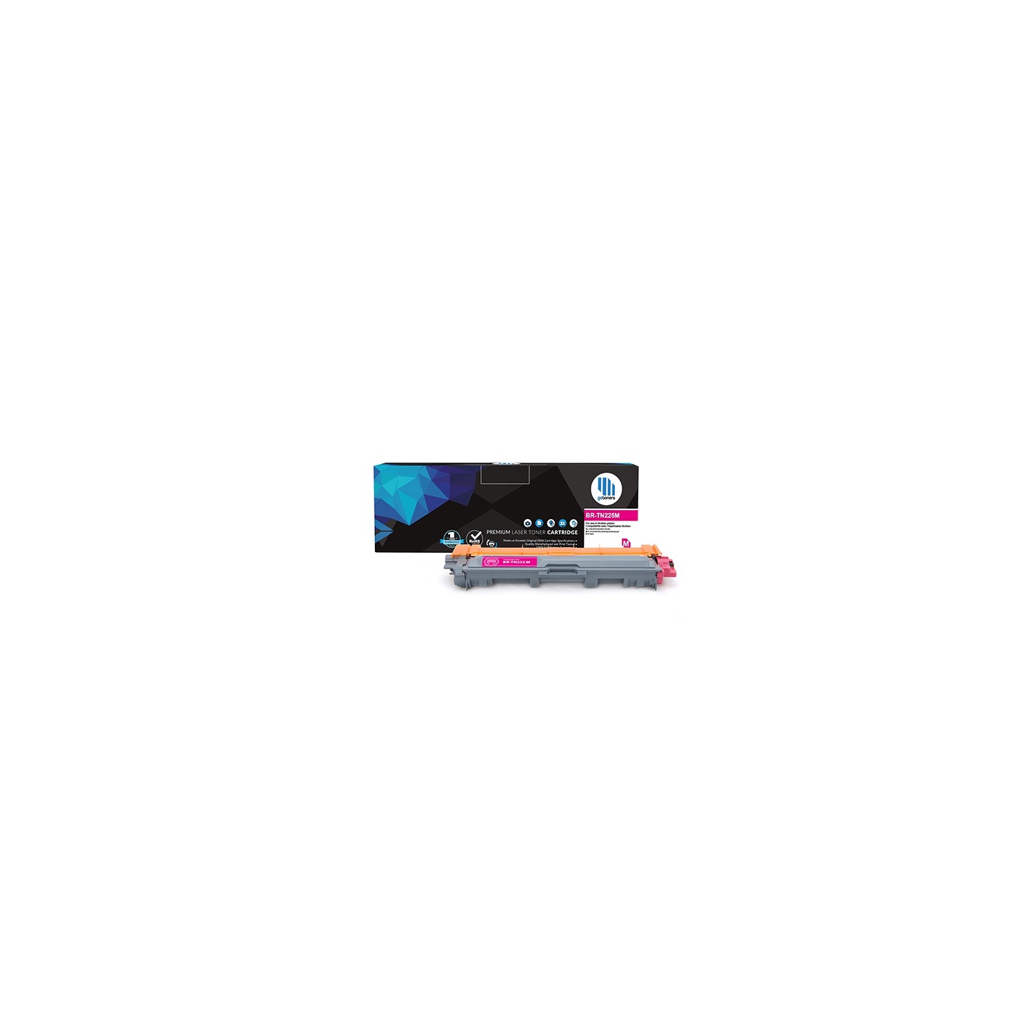 Cartouche de toner magenta haut rendement TN-225 compatible avec les imprimantes HL-3140CW/3150CDW, MFC-9330CDW/9340CDW/9130CW de Gotoners™