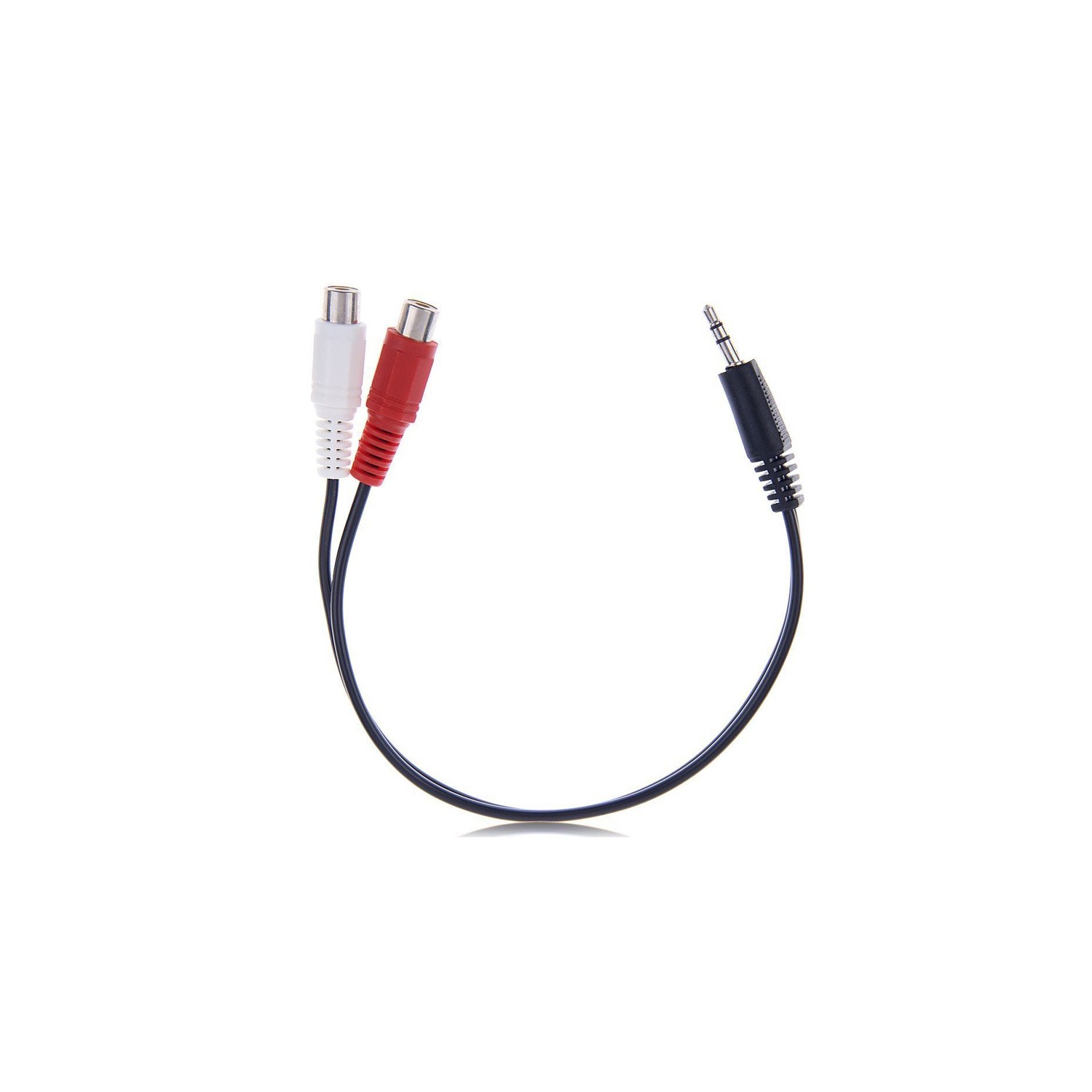 AxGear – Câble adaptateur audio 3,5 mm vers 2 connecteurs RCA mâles vers femelles