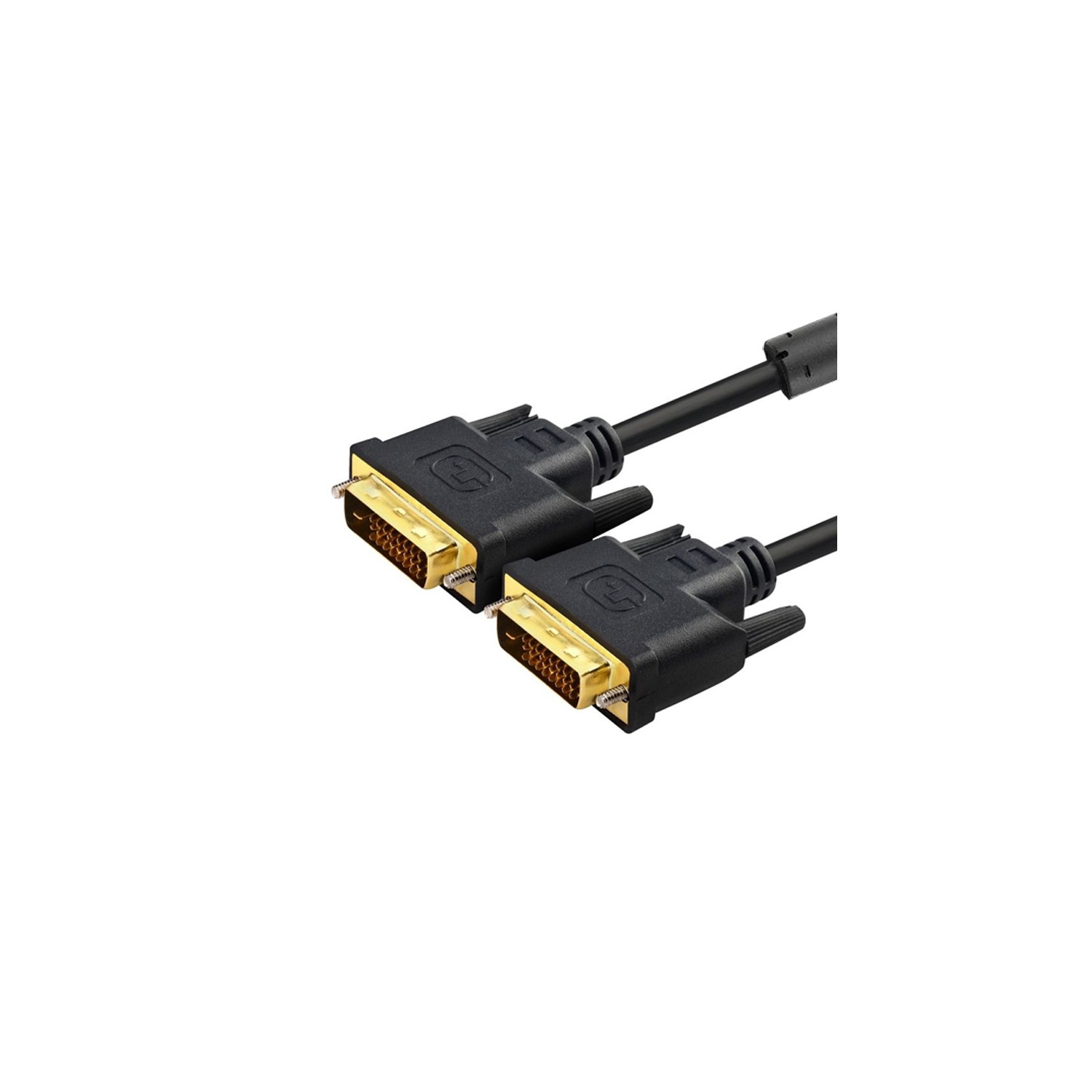 axGear DVI Cable DVI-D Dual Link Digital Video Cable for PC LCD TV Monitor Wire 15Ft 5M