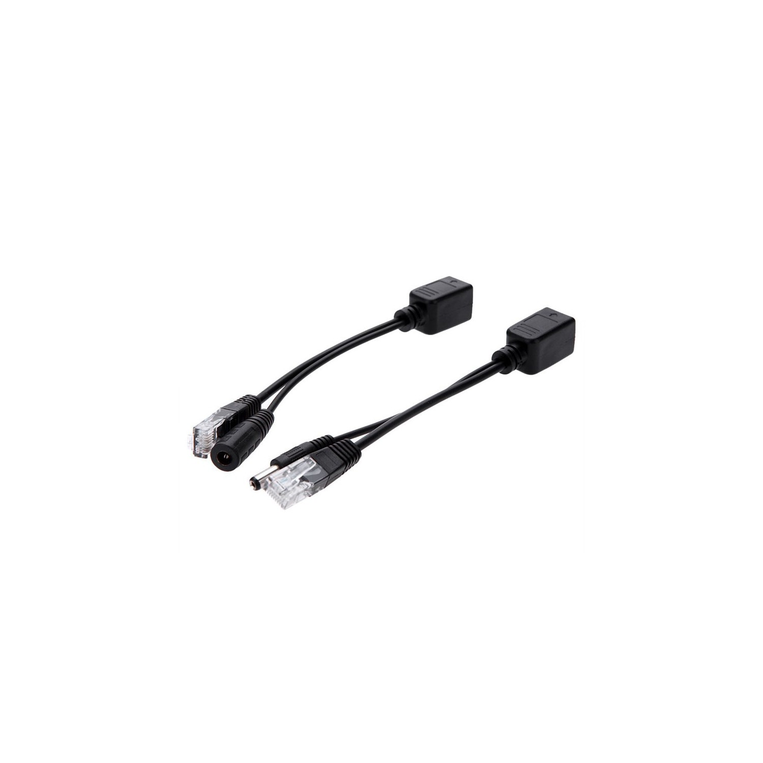 Injecteur PoE passif et trousse de répartiteur d’axGear Adaptateur de câble d’alimentation par Ethernet 5 V 12 V 24 V 48 V.