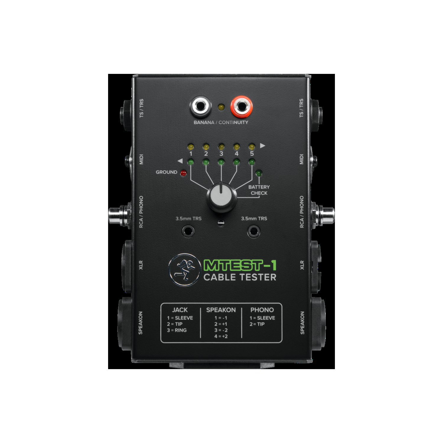Mackie MTEST-1 Cable Connection Tester