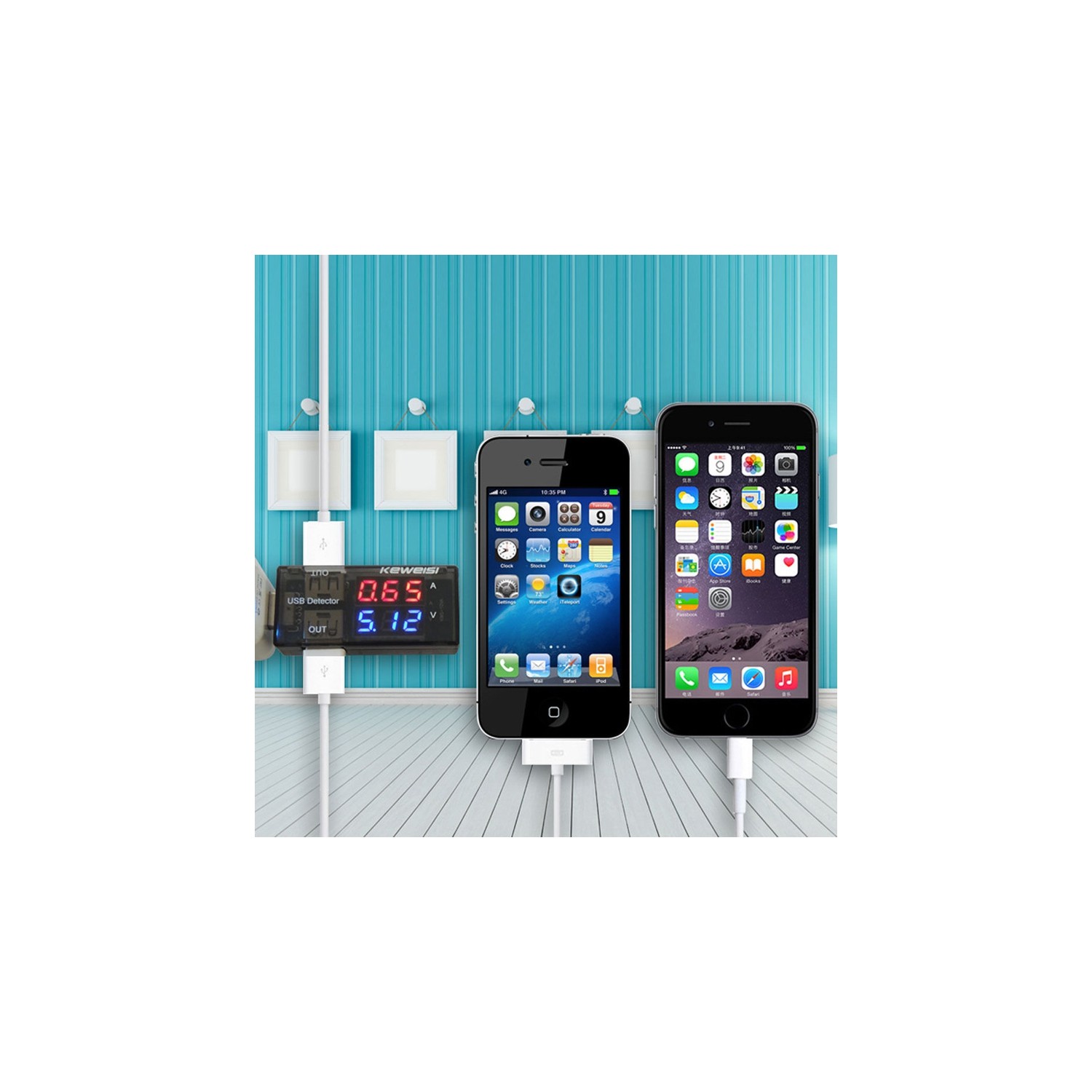 axGear USB Charger Doctor Voltage Current Meter Mobile Battery Tester Power Detector