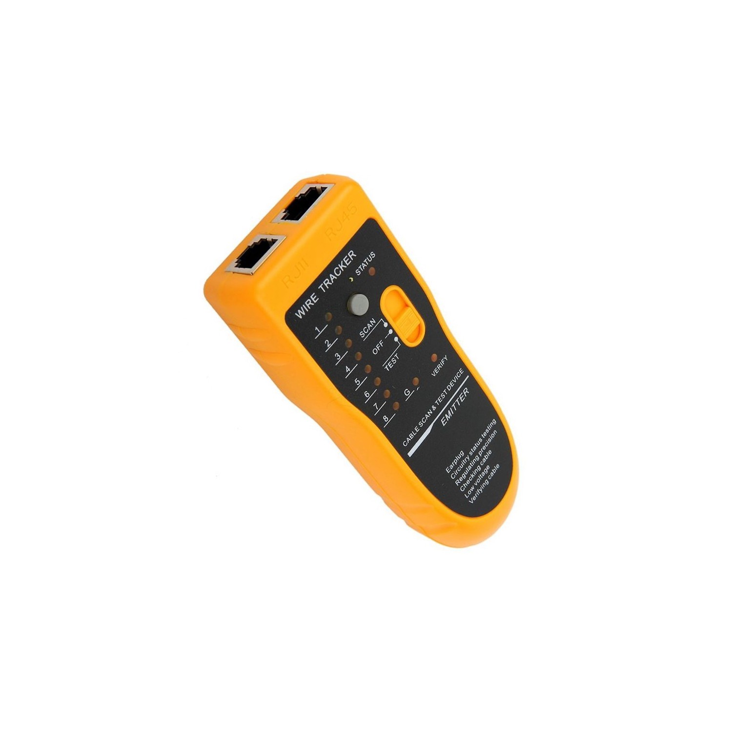 axGear Network Cable Tester Hunt Wire Sort USB Cable Coaxial Cat-5e 6 RJ45 RJ11 LAN