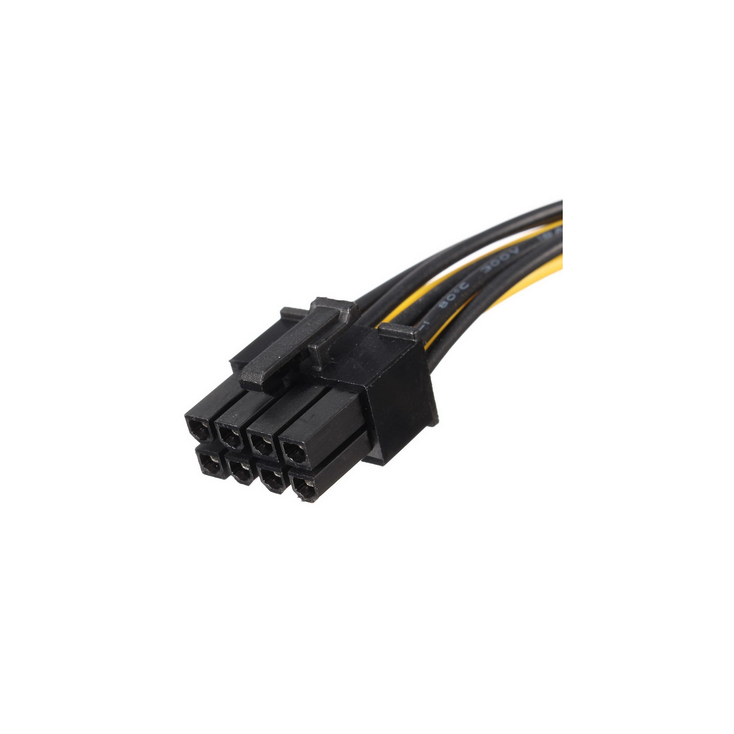 axGear Dual 4 Pin Molex IDE to 8 Pin PCI Express Power Cable PCI-E Adapter