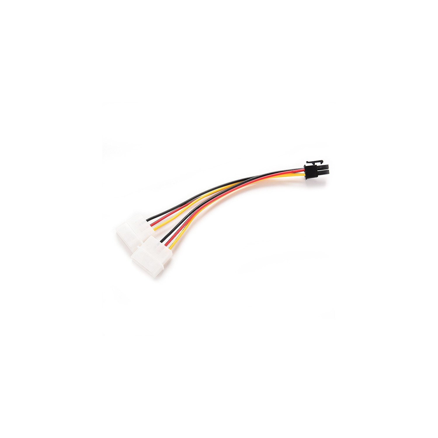 AXGEAR – Câble adaptateur d’alimentation 2x IDE Molex vers PCI Express PCI-E à 6 broches pour carte vidéo