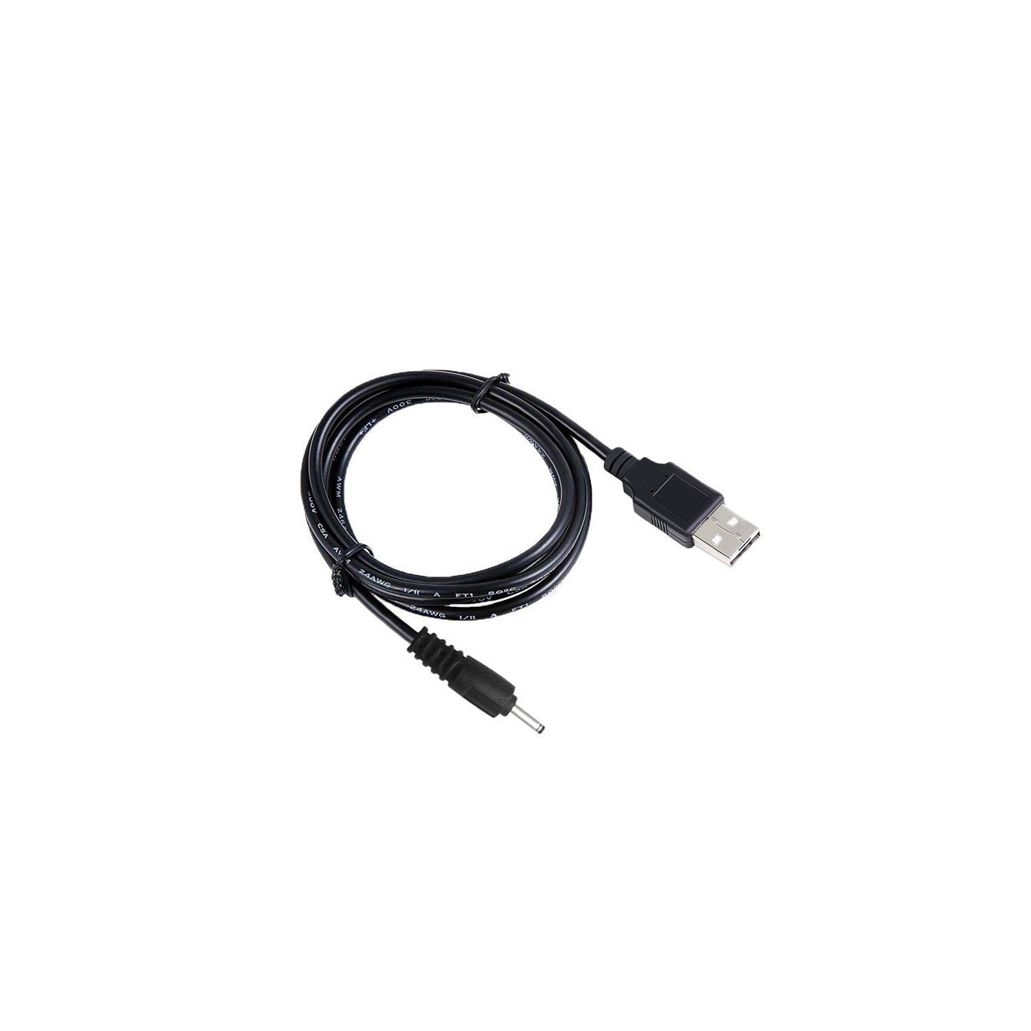 axGear USB To DC Jack Power Cable Adapter 5V Wire Connector 2.0 x 0.6mm