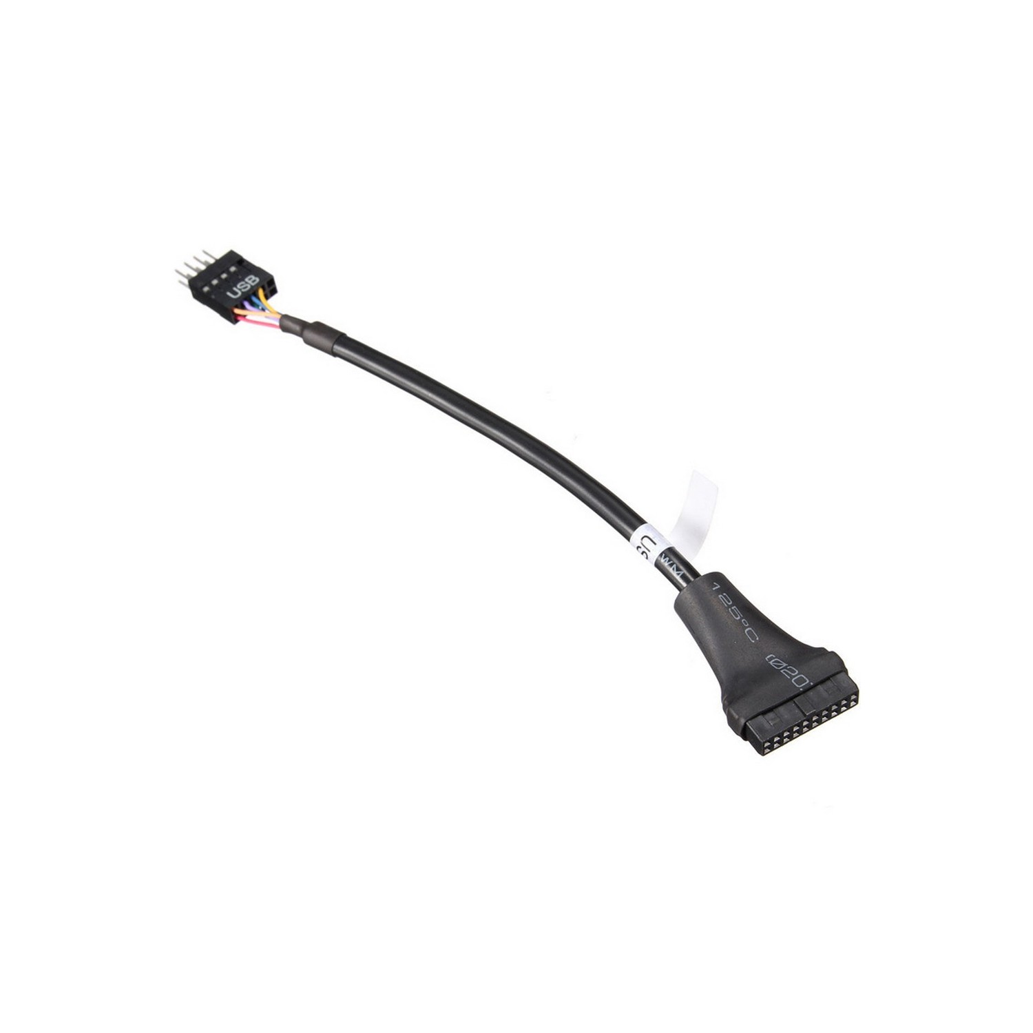 AXGEAR – Câble adaptateur convertisseur USB femelle 3.0 20 broches vers USB mâle 2.0 9 broches
